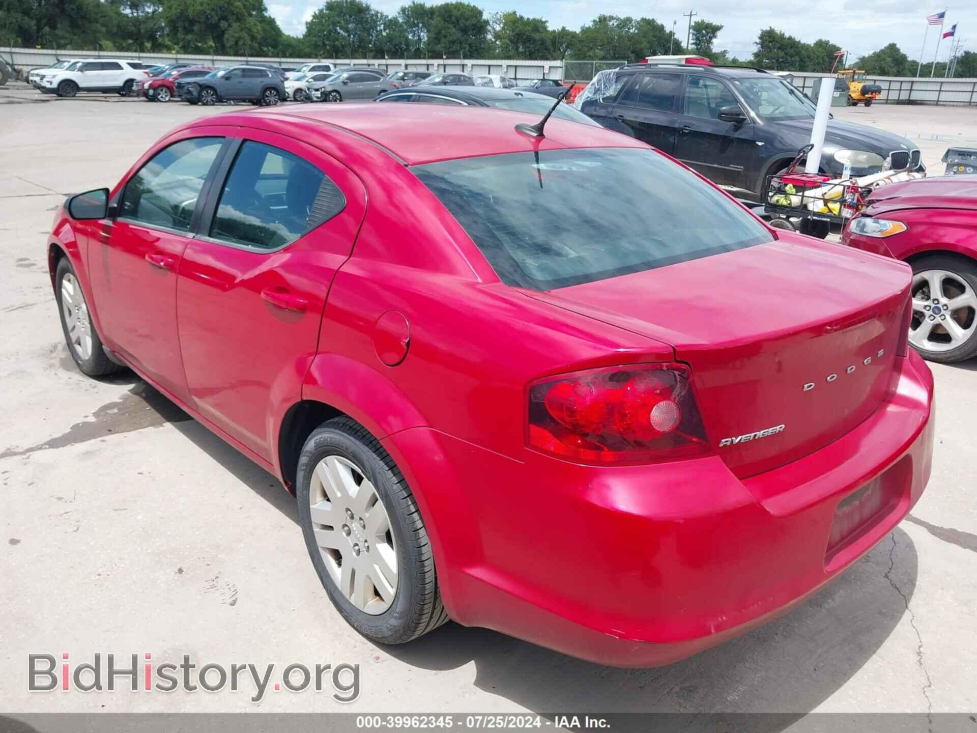 2013 DODGE AVENGER - VIN: 1C3CDZAB6DN572385 - Фото 3