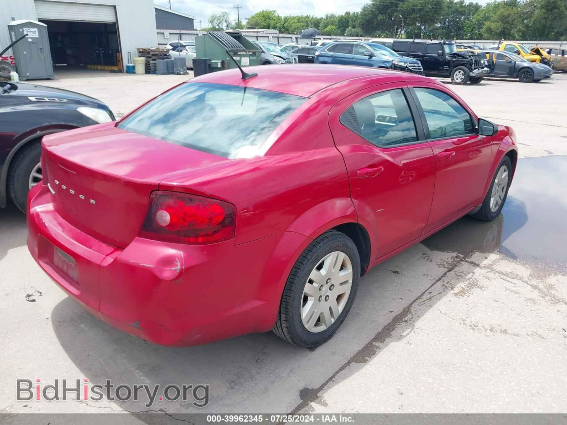2013 DODGE AVENGER - VIN: 1C3CDZAB6DN572385 - Фото 4