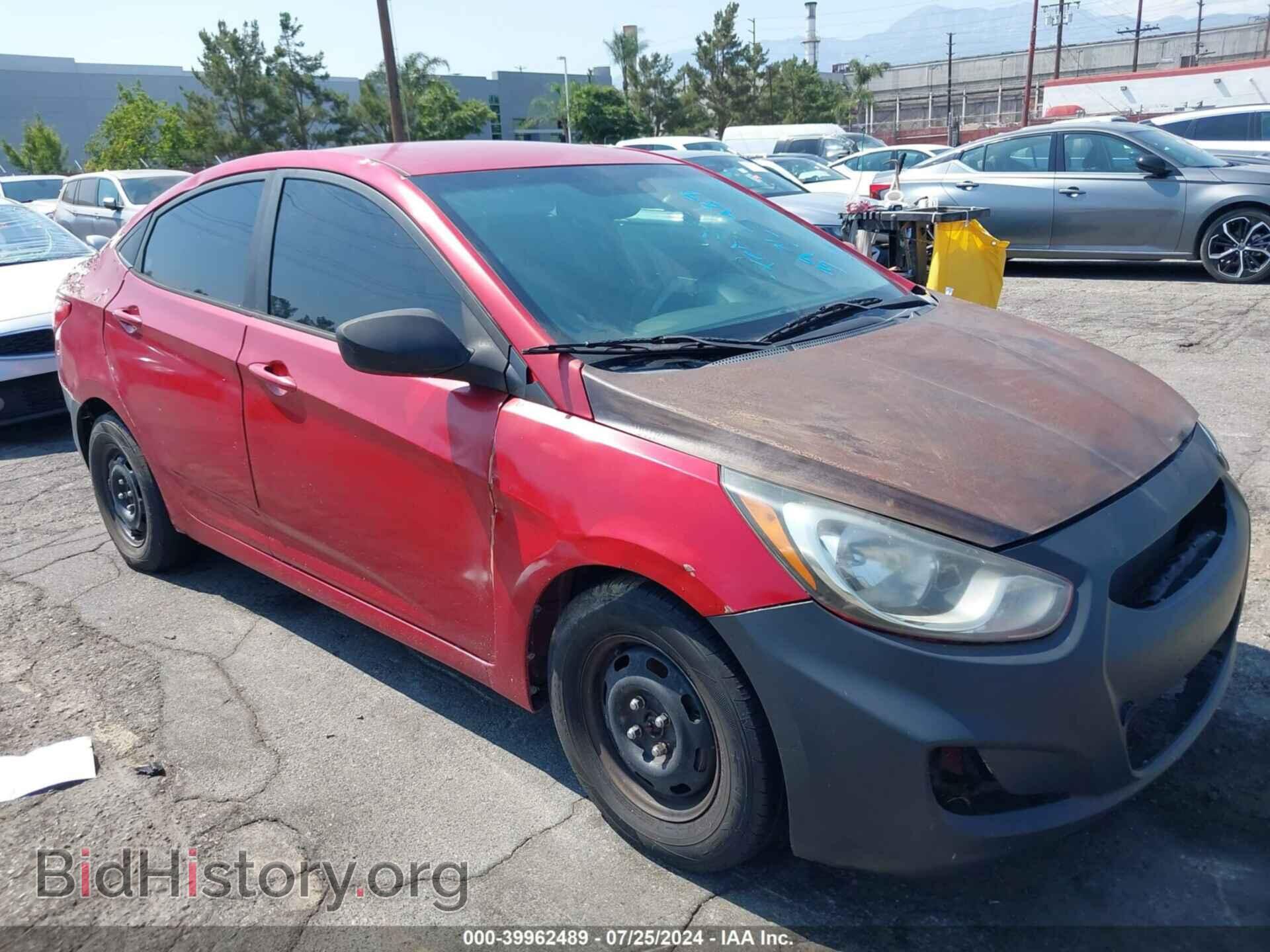 Фотография KMHCT4AEXCU239358 - HYUNDAI ACCENT 2012