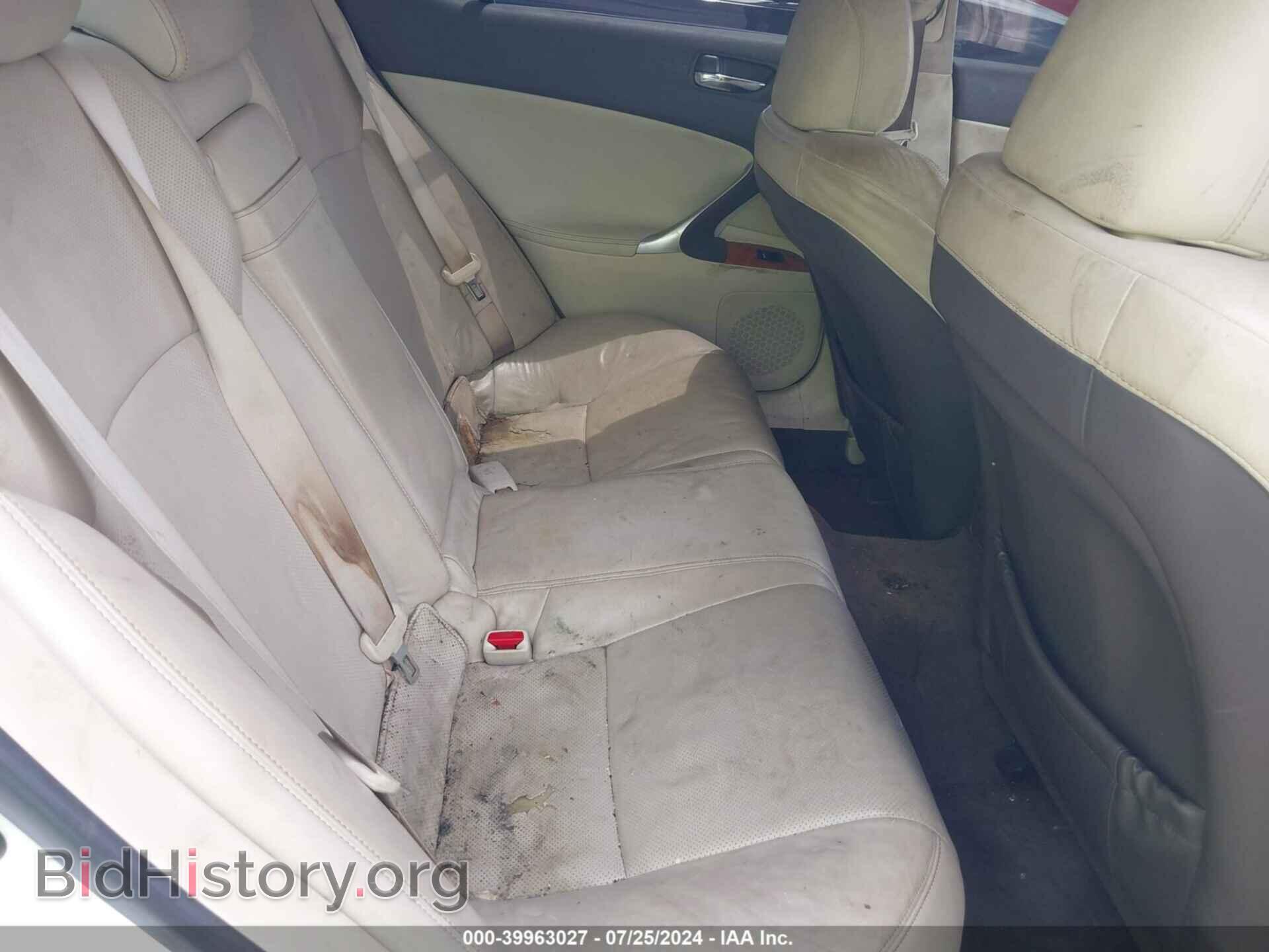 2009 LEXUS IS 250 - VIN: JTHBK262792083093 - Фото 8
