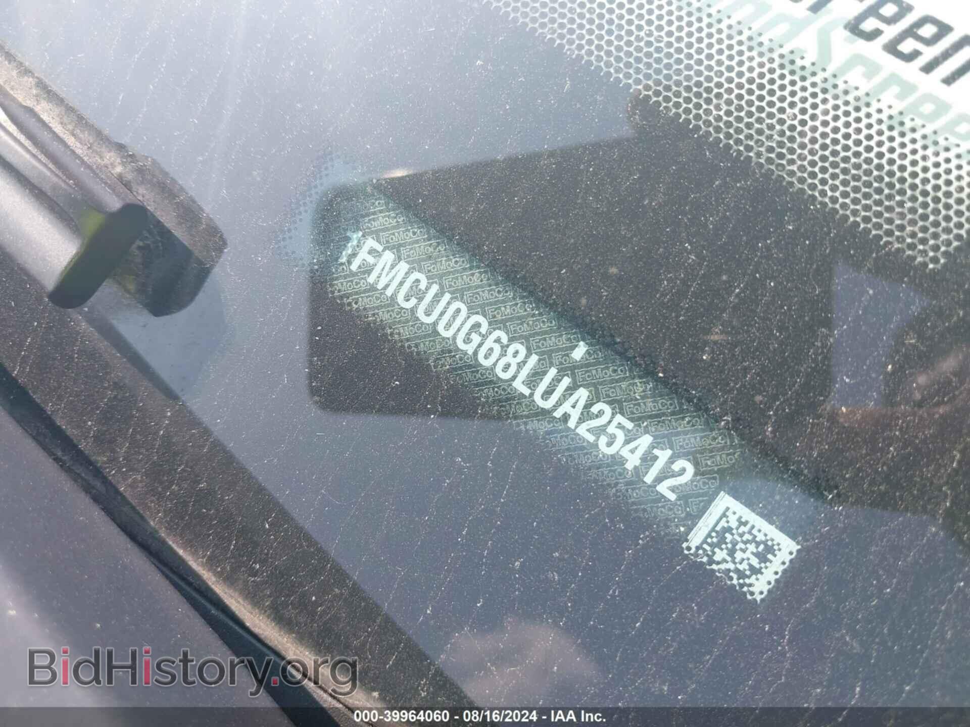 2020 FORD ESCAPE - VIN: 1FMCU0G68LUA25412 - Фото 9