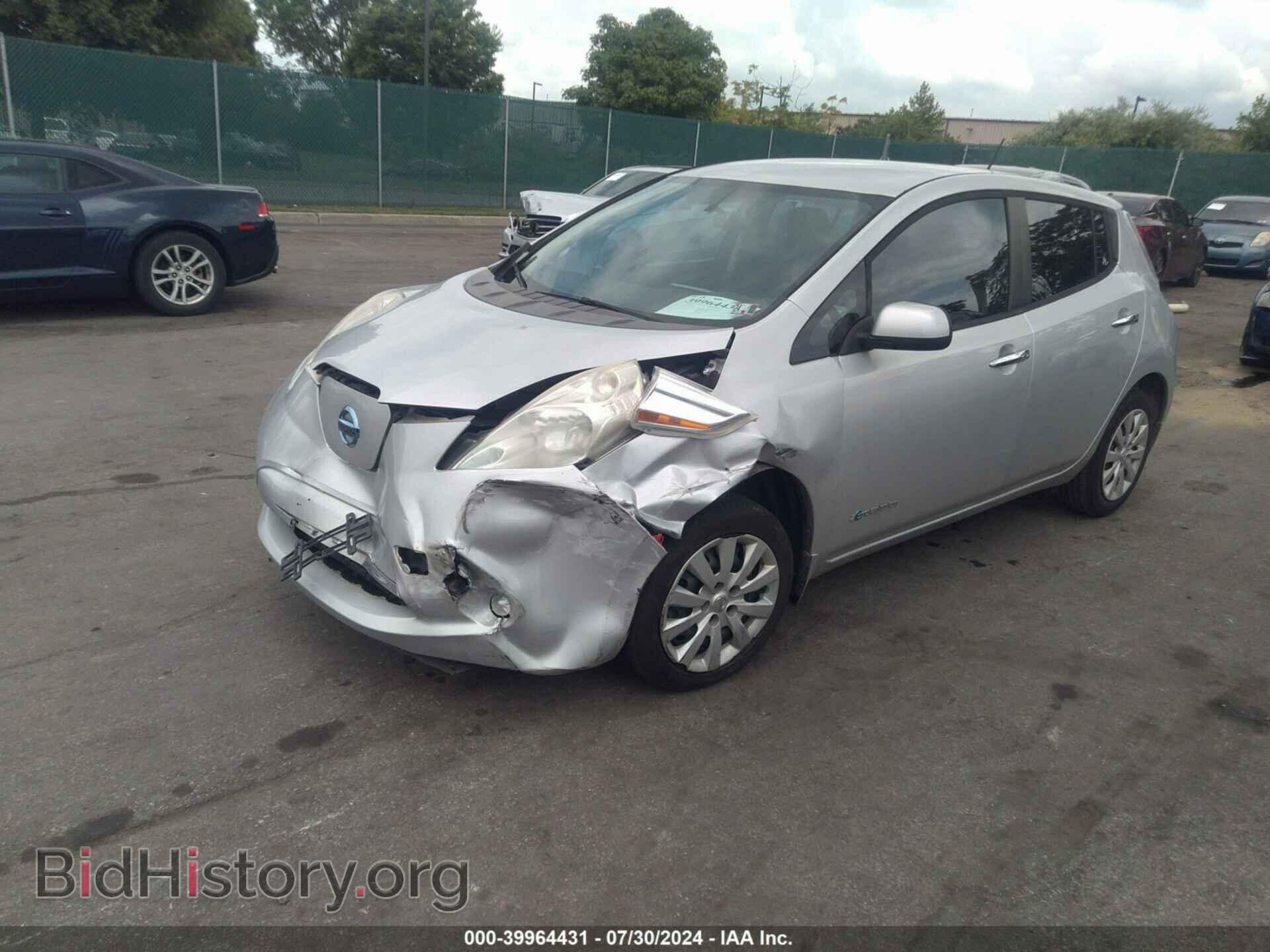 2015 NISSAN LEAF - VIN: 1N4AZ0CP9FC319896 - Фото 2