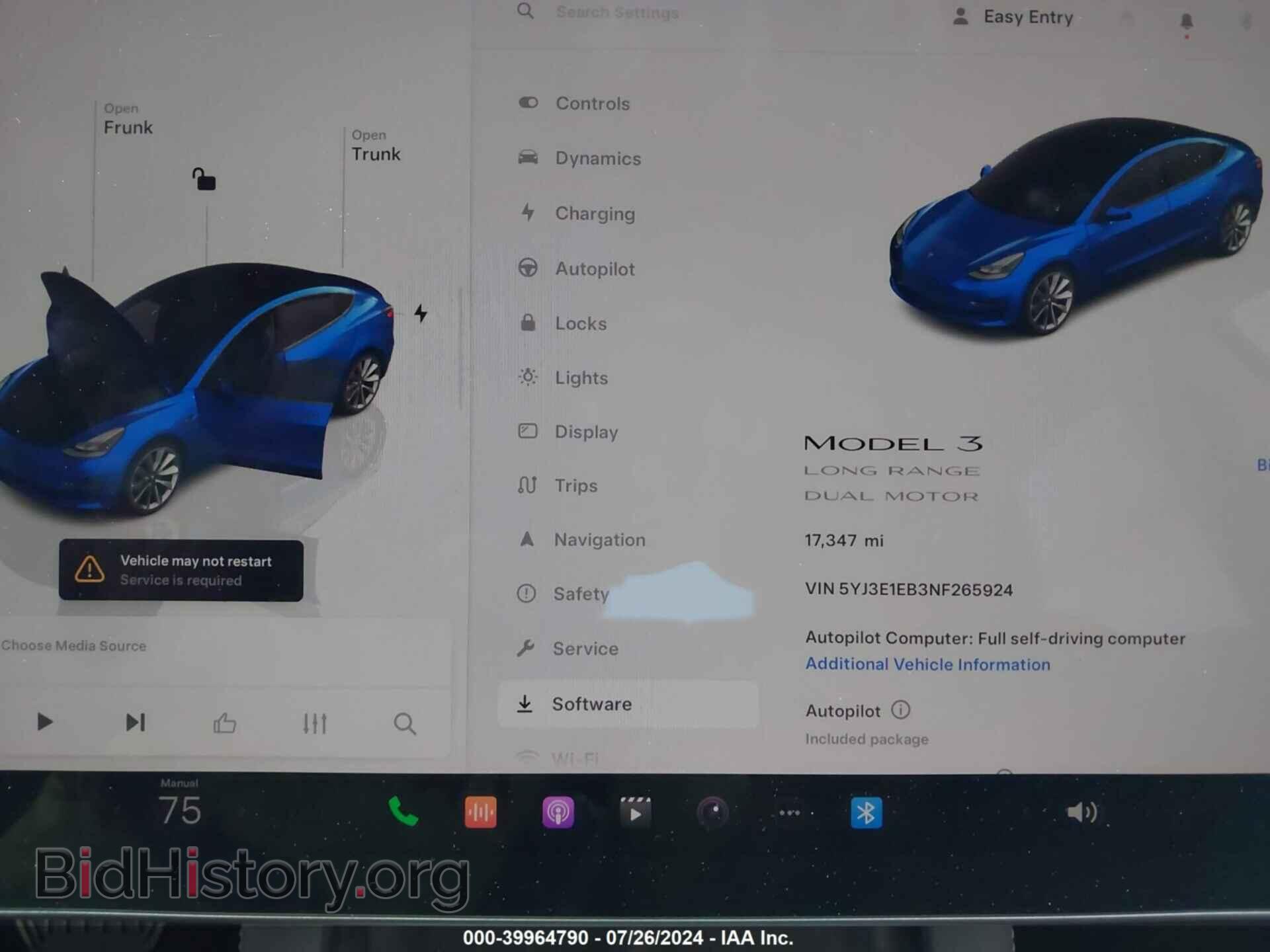 2022 TESLA MODEL 3 - VIN: 5YJ3E1EB3NF265924 - Фото 15
