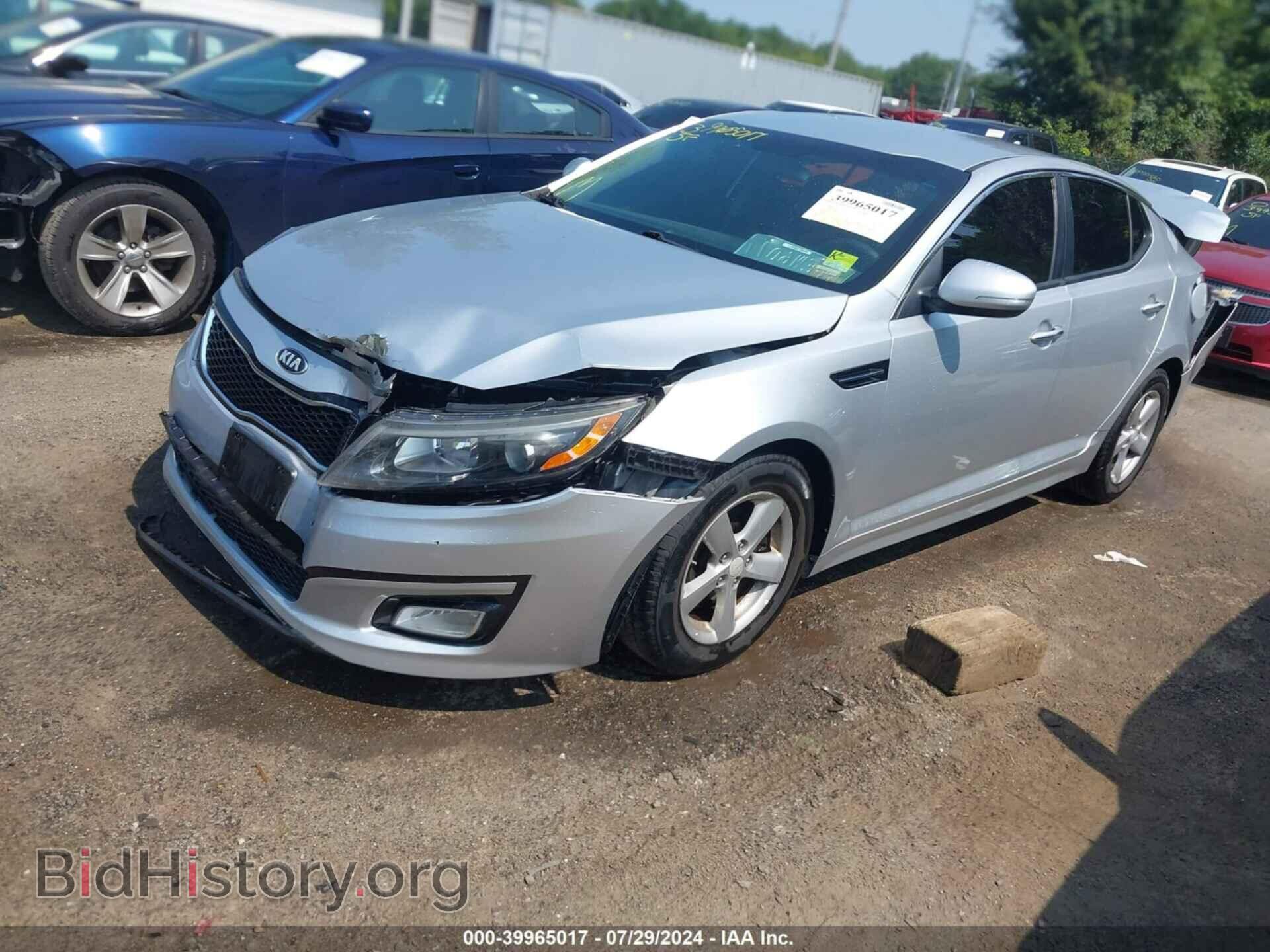 2015 KIA OPTIMA - VIN: 5XXGM4A79FG452901 - Фото 2