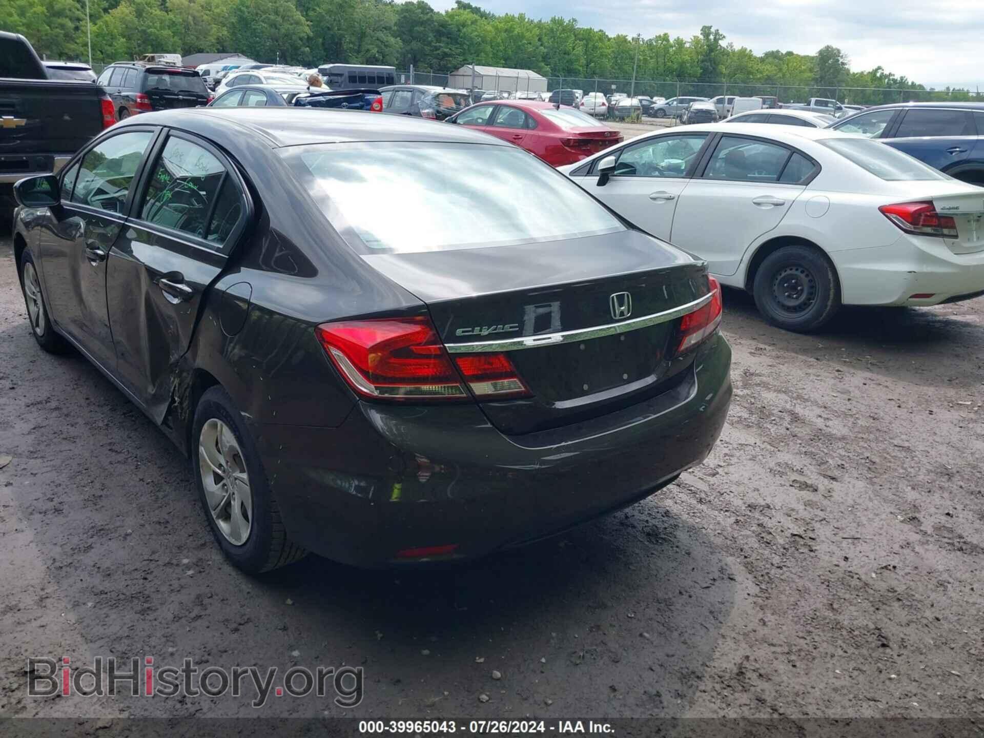 2014 HONDA CIVIC - VIN: 2HGFB2F50EH535739 - Фото 3