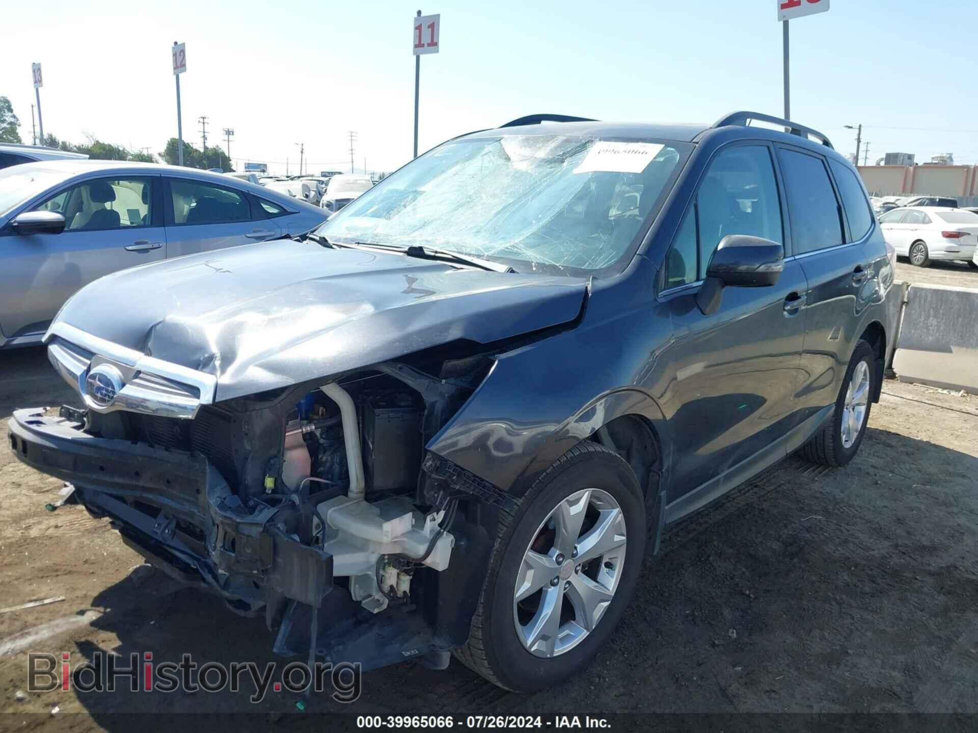 2014 SUBARU FORESTER - VIN: JF2SJAMC1EH473268 - Фото 2
