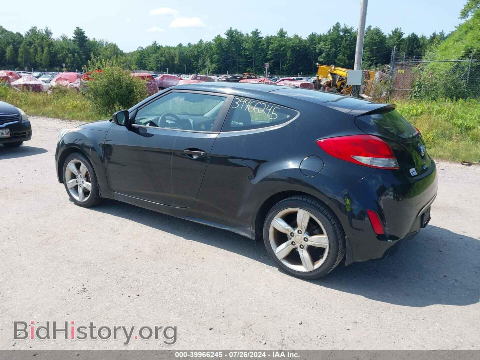 2012 HYUNDAI VELOSTER - VIN: KMHTC6AD3CU028232 - Фото 3
