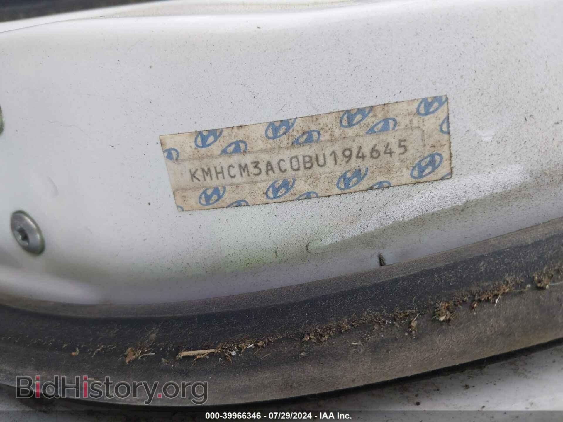 2011 HYUNDAI ACCENT - VIN: KMHCM3AC1BU194654 - Фото 9