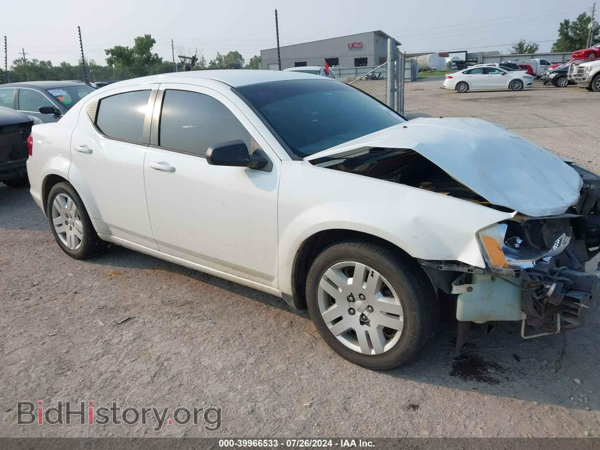 Photo 1C3CDZAB1CN290136 - DODGE AVENGER 2012