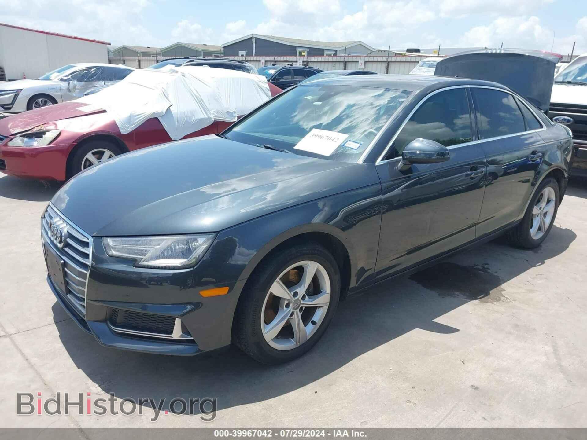 2019 AUDI A4 - VIN: WAUGMAF41KA055974 - Фото 2