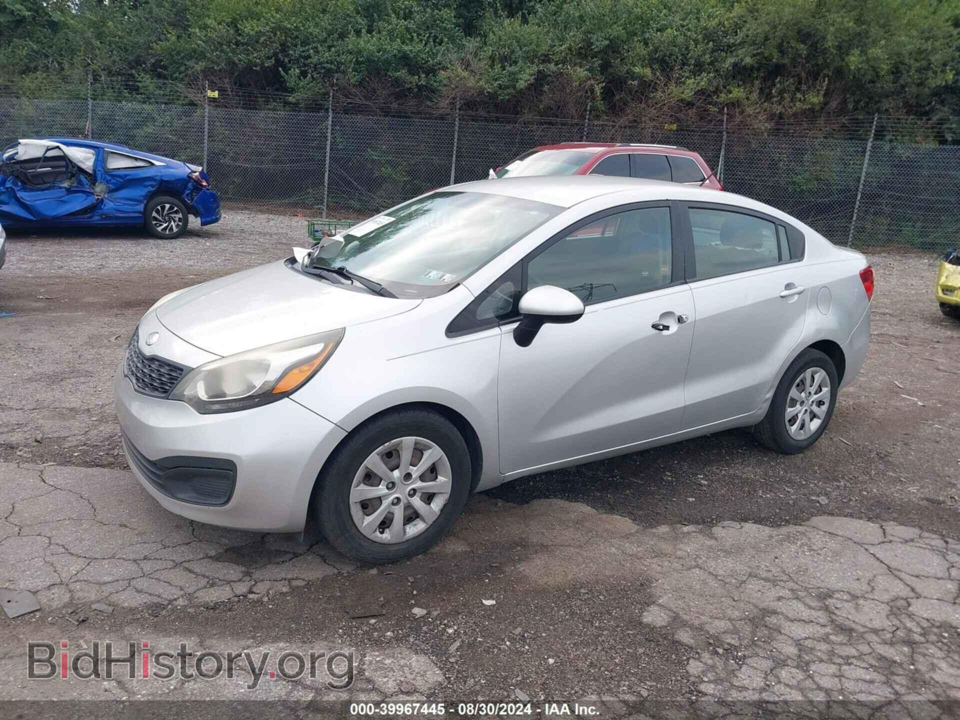 2014 KIA RIO - VIN: KNADM4A35E6325833 - Фото 2
