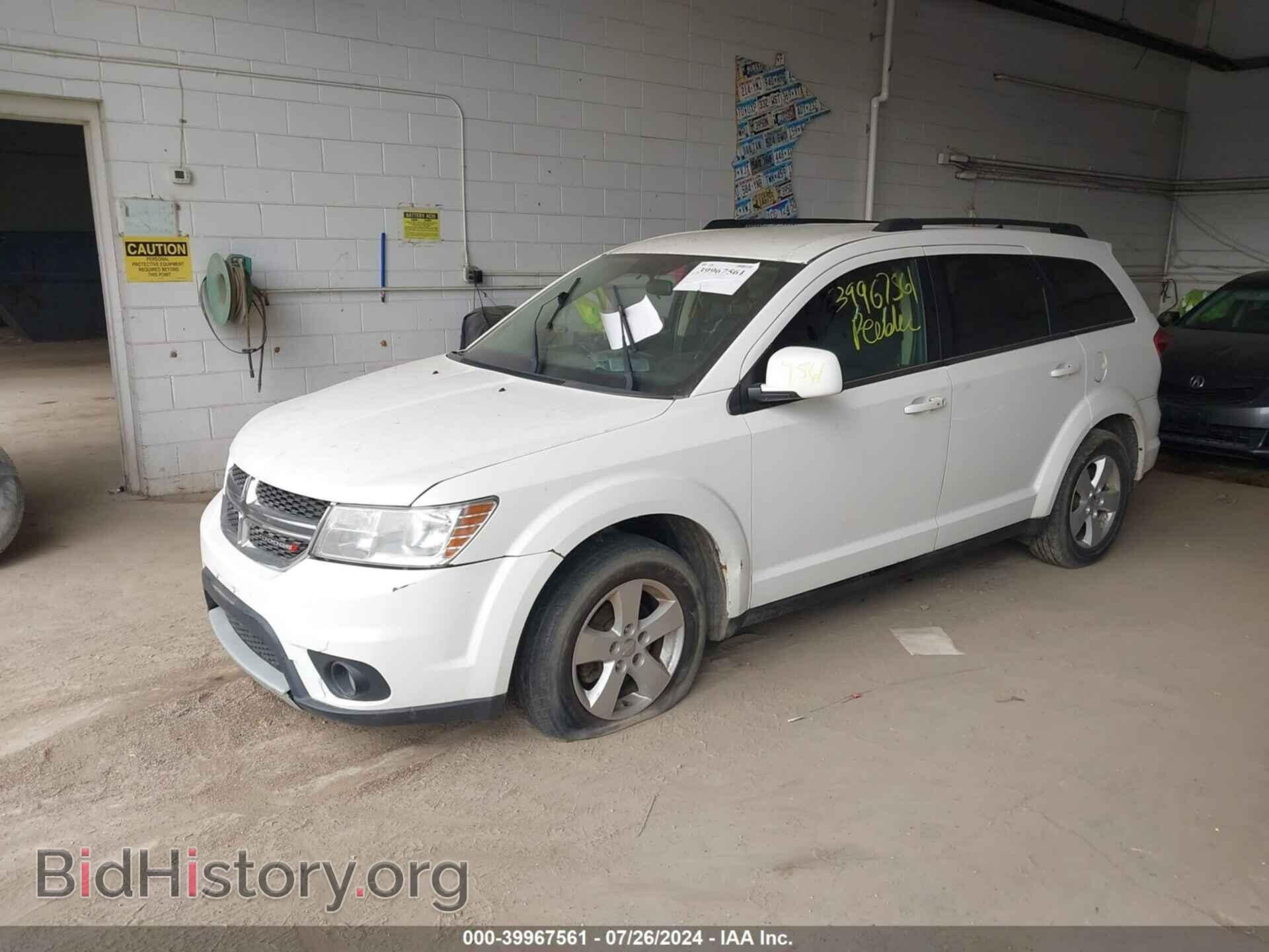 2012 DODGE JOURNEY - VIN: 3C4PDCBG2CT262172 - Фото 2