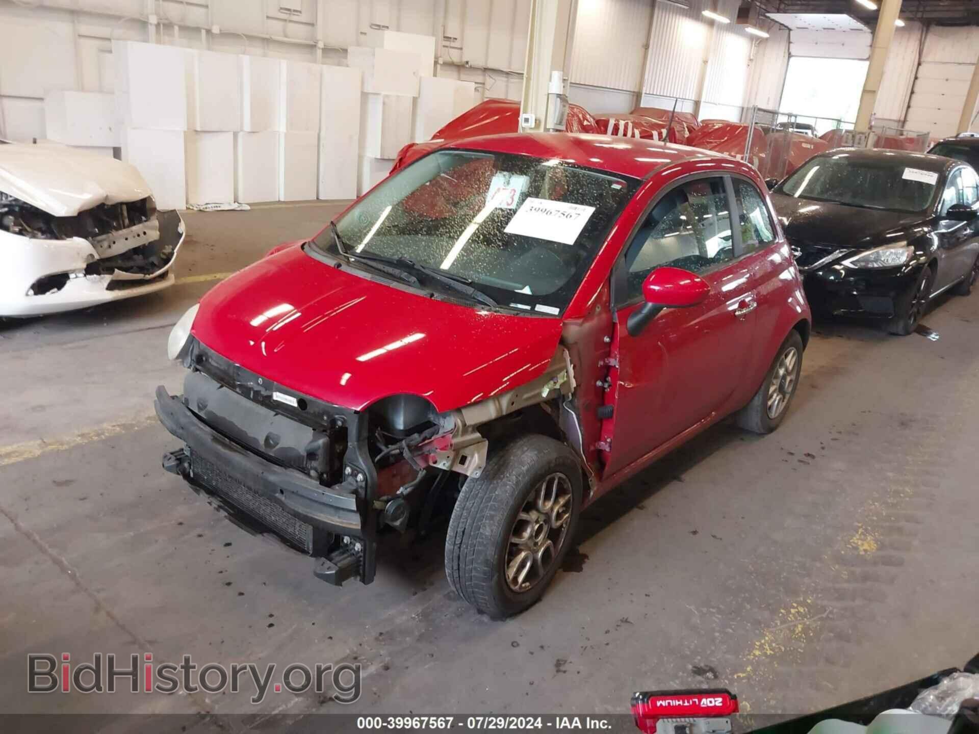 2012 FIAT 500 - VIN: 3C3CFFARXCT125384 - Фото 2