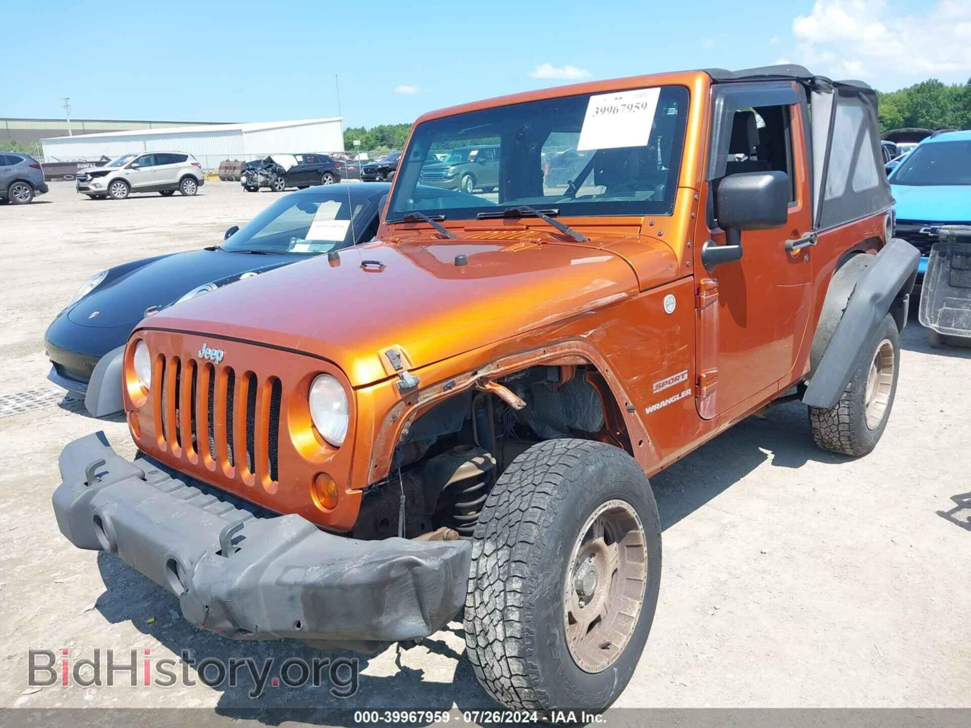 2010 JEEP WRANGLER - VIN: 1J4AA2D19AL187491 - Фото 2