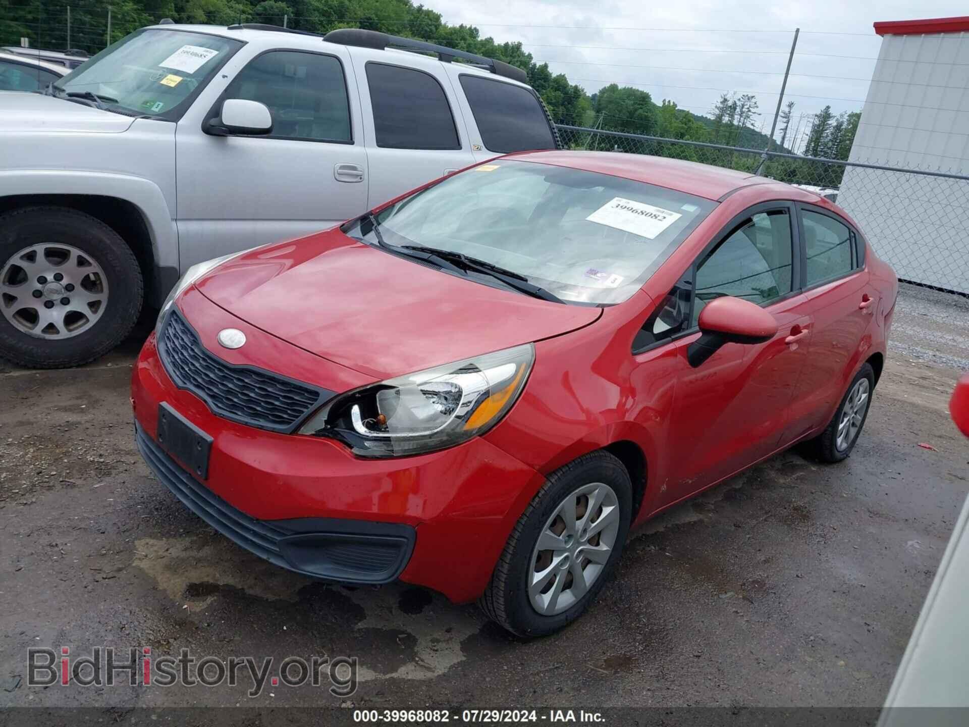 2013 KIA RIO - VIN: KNADM4A38D6211890 - Фото 2