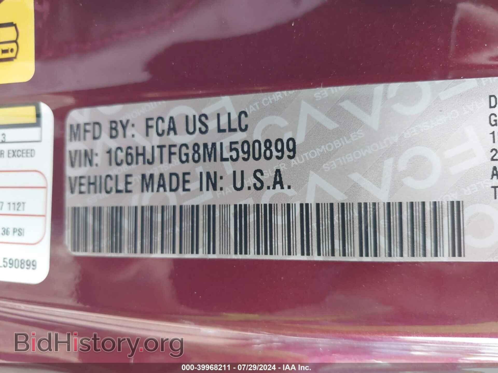 2021 JEEP GLADIATOR - VIN: 1C6HJTFG8ML590899 - Фото 9
