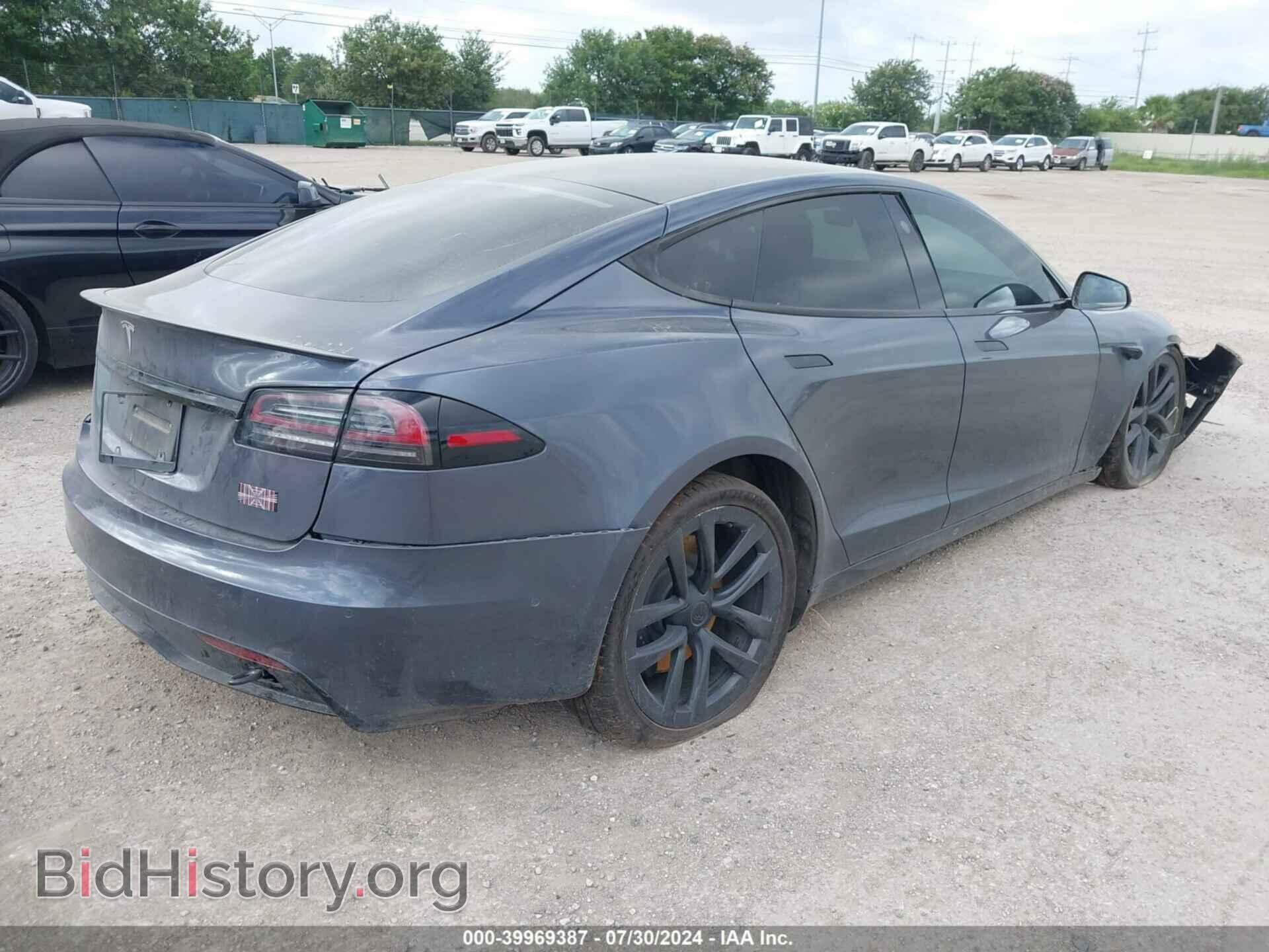 2022 TESLA MODEL S - VIN: 5YJSA1E64NF480383 - Фото 4