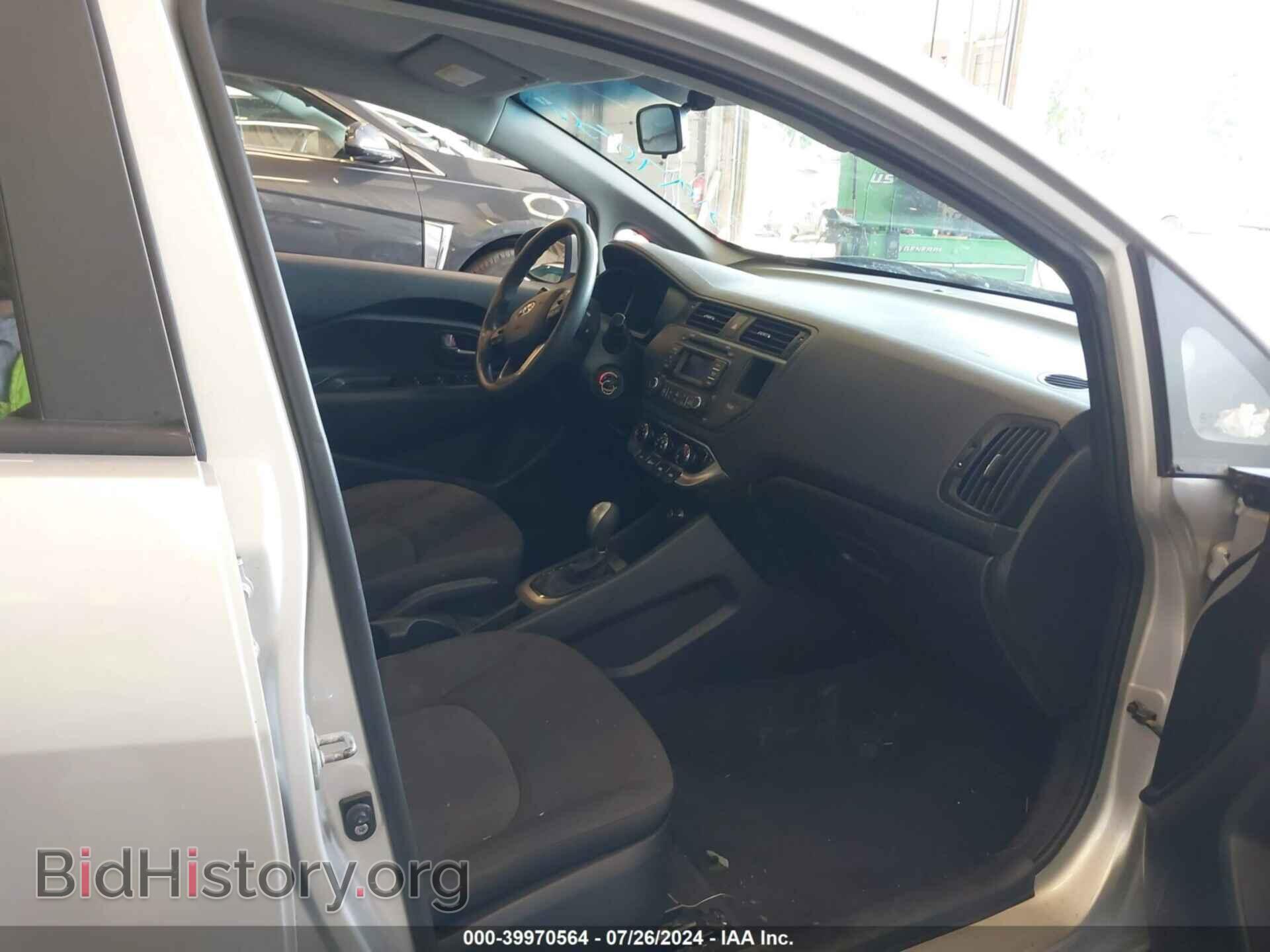 2013 KIA RIO - VIN: KNADM4A3XD6219005 - Фото 5