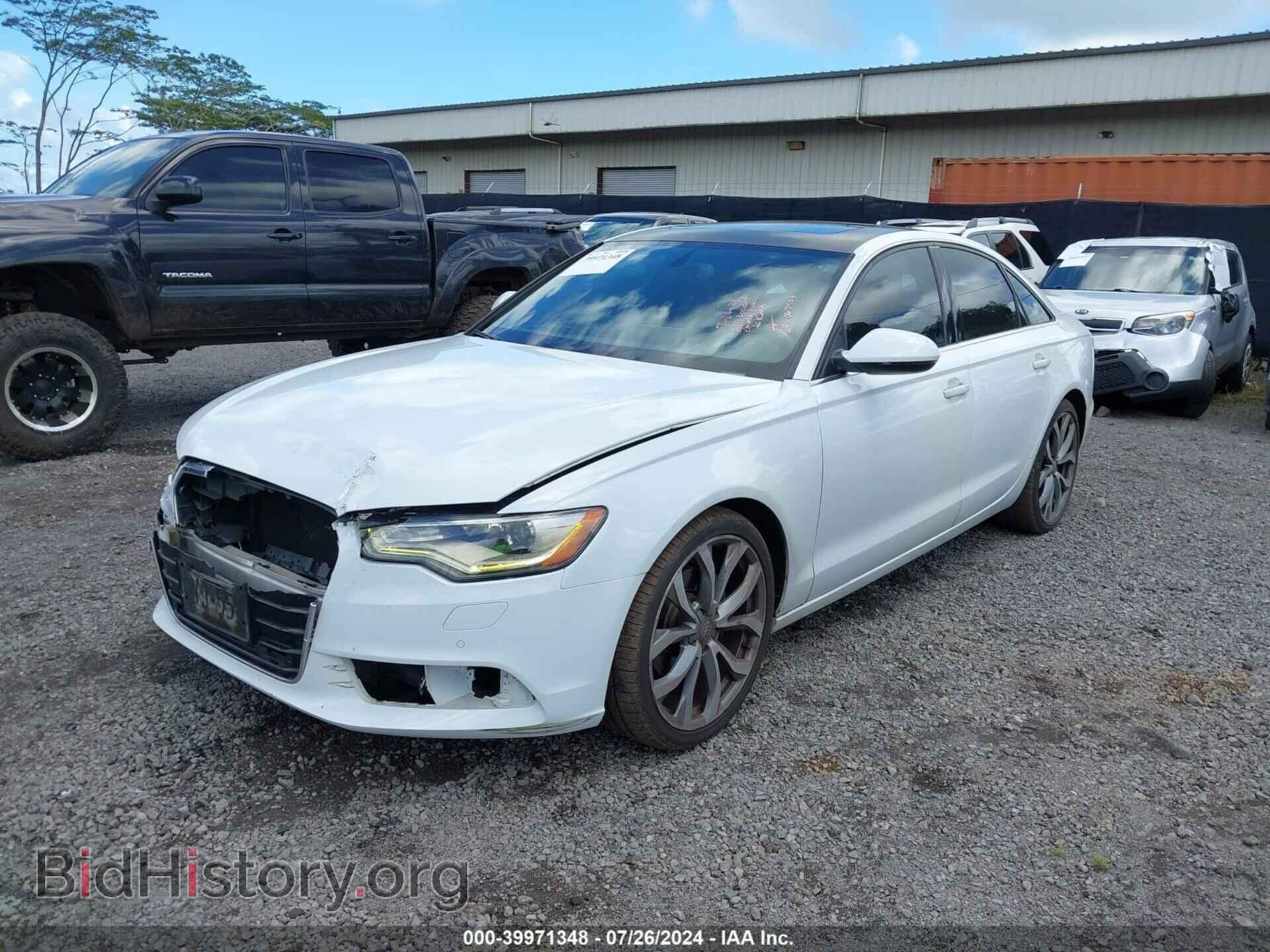 2013 AUDI A6 - VIN: WAUGFAFC5DN022327 - Фото 2