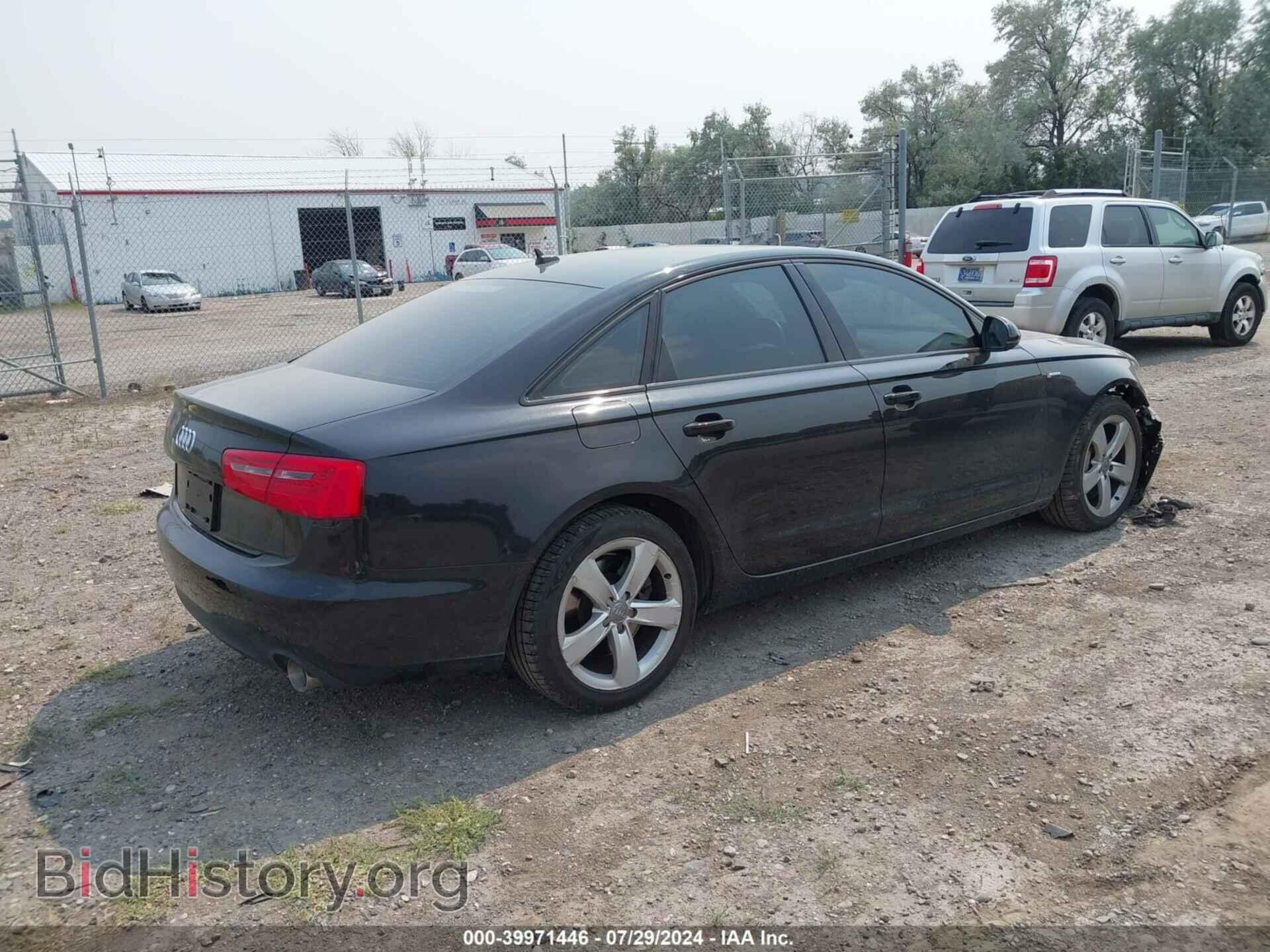 2012 AUDI A6 - VIN: WAUGGAFC7CN160060 - Фото 4