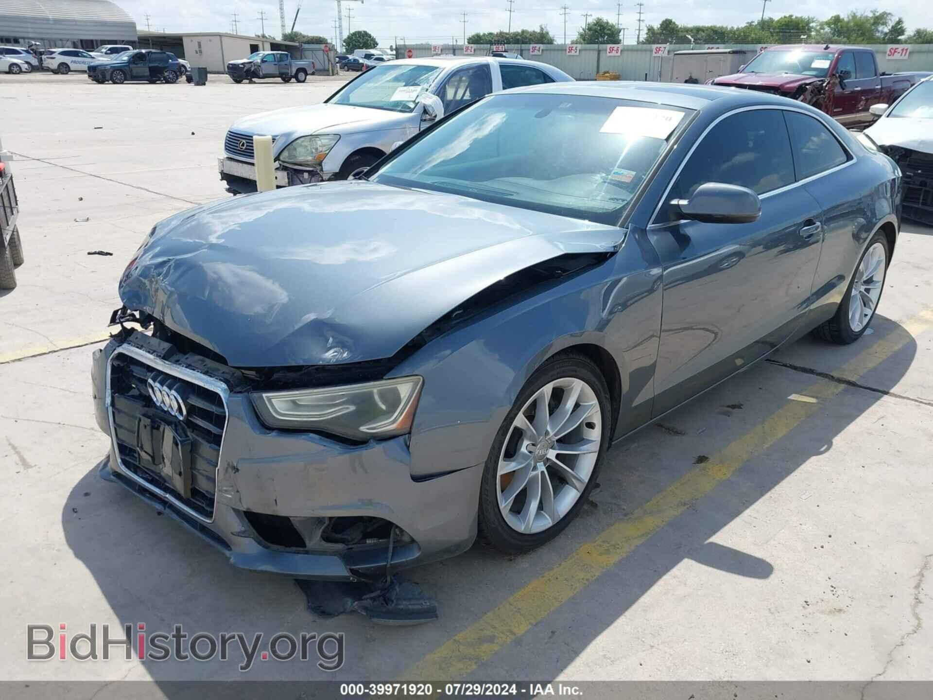 2013 AUDI A5 - VIN: WAULFAFR9DA001748 - Фото 2