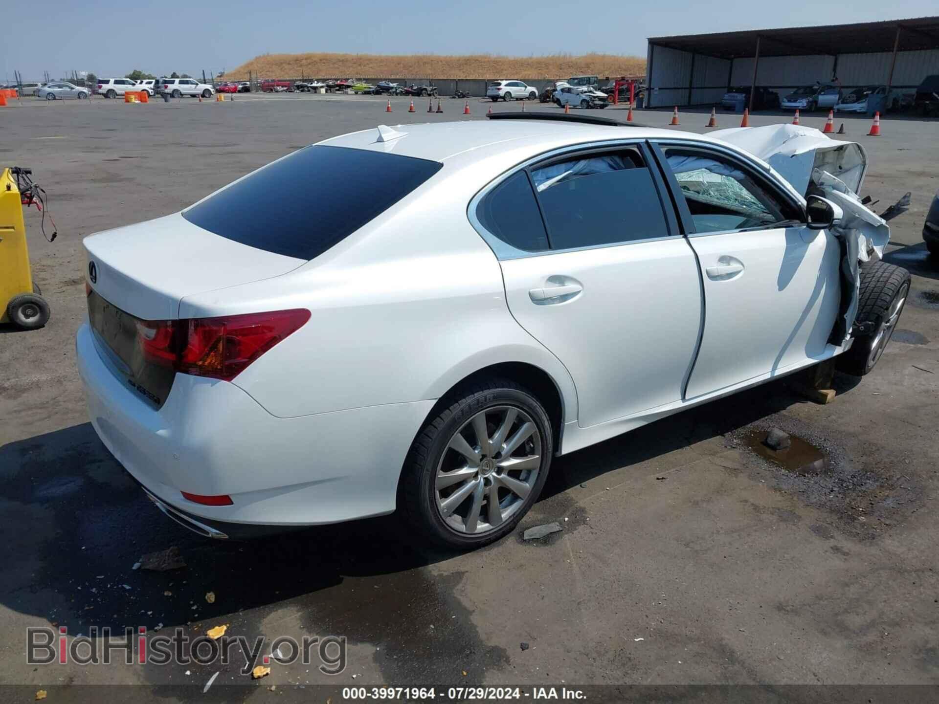 2013 LEXUS GS 350 - VIN: JTHCE1BL1D5012774 - Фото 4
