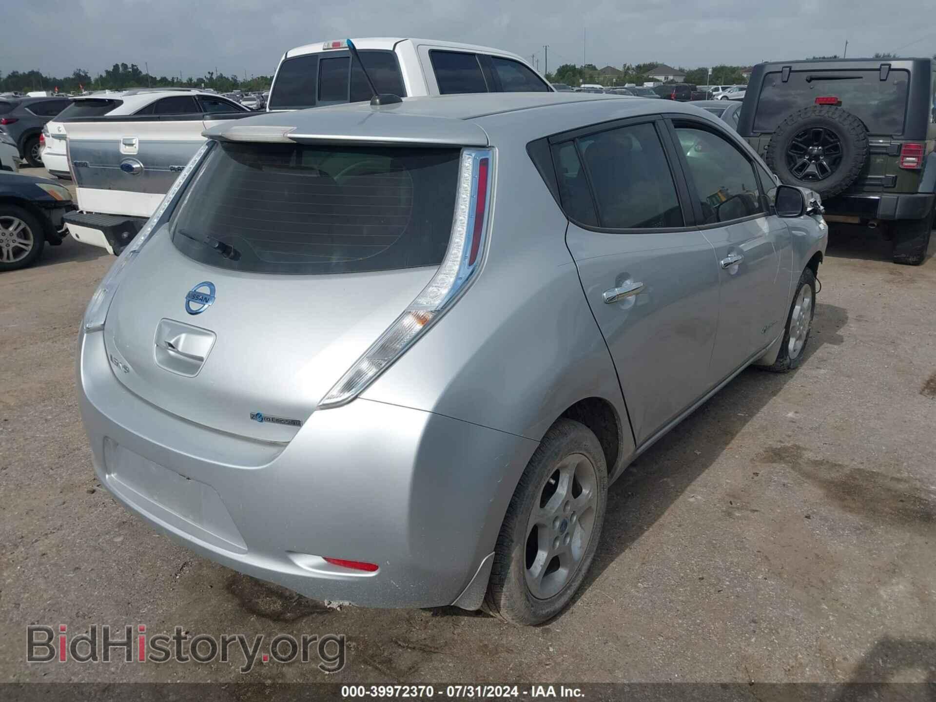 2014 NISSAN LEAF - VIN: 1N4AZ0CP2EC333542 - Фото 4