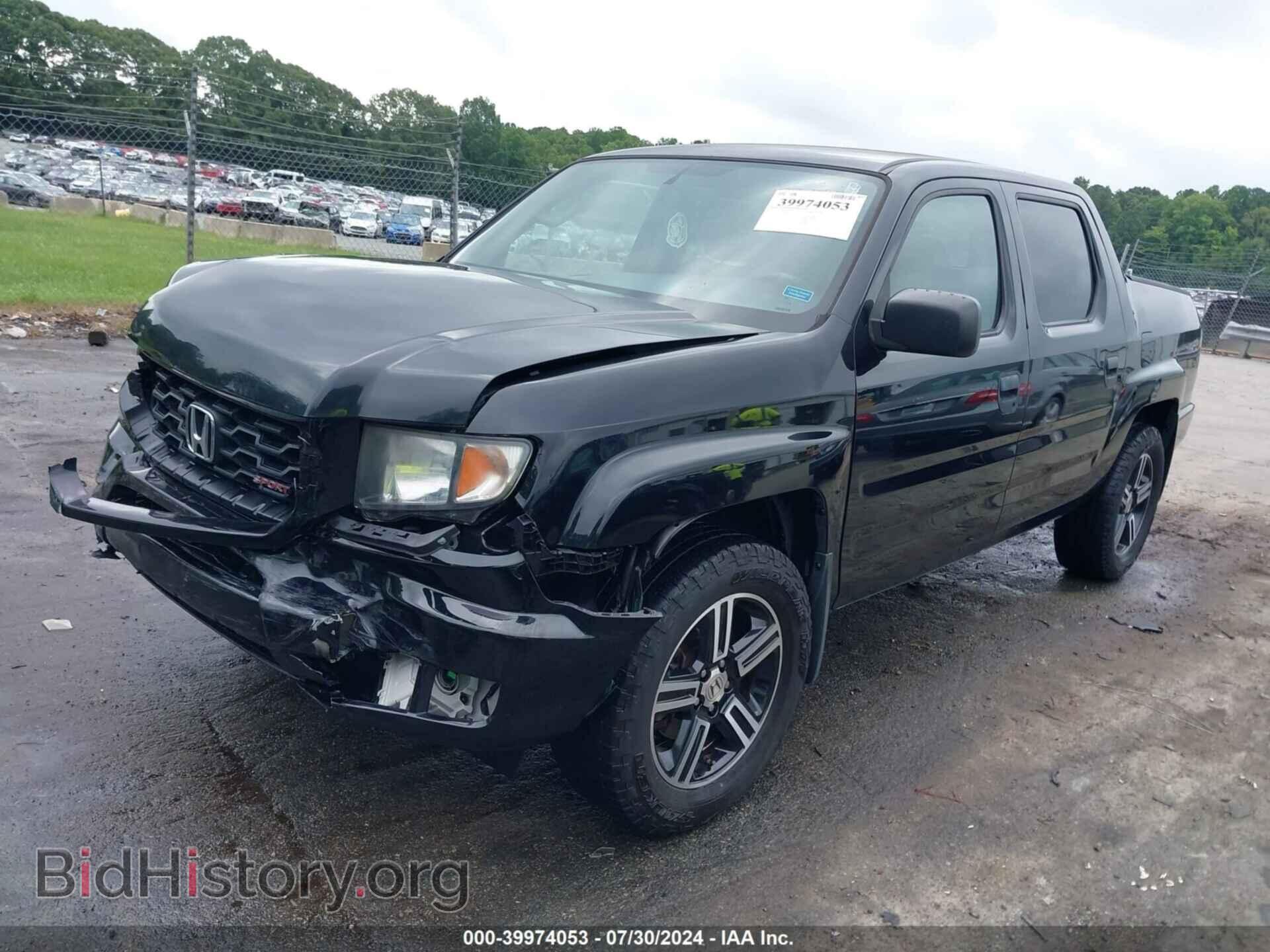 2013 HONDA RIDGELINE - VIN: 5FPYK1F77DB010210 - Фото 2