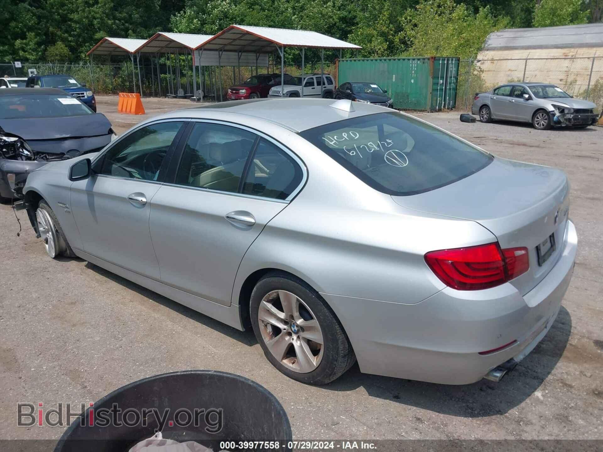 2012 BMW 528I - VIN: WBAXH5C59CDW03308 - Фото 3