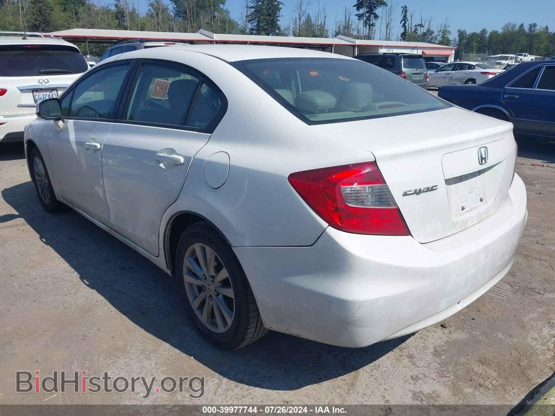 2012 HONDA CIVIC - VIN: 19XFB2F89CE302556 - Фото 3