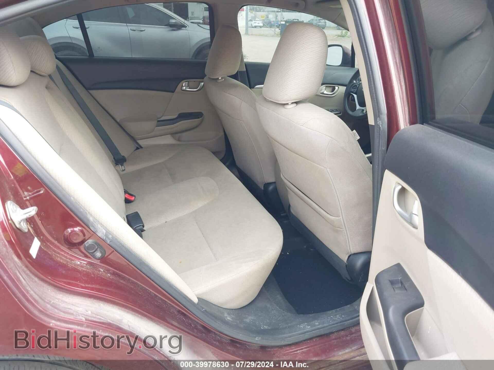2013 HONDA CIVIC - VIN: 19XFB2F89DE224460 - Фото 8