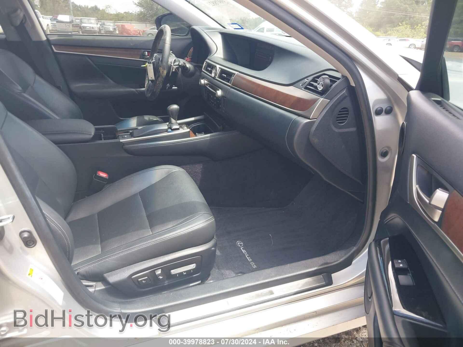 2013 LEXUS GS 350 - VIN: JTHBE1BL3D5024565 - Фото 5