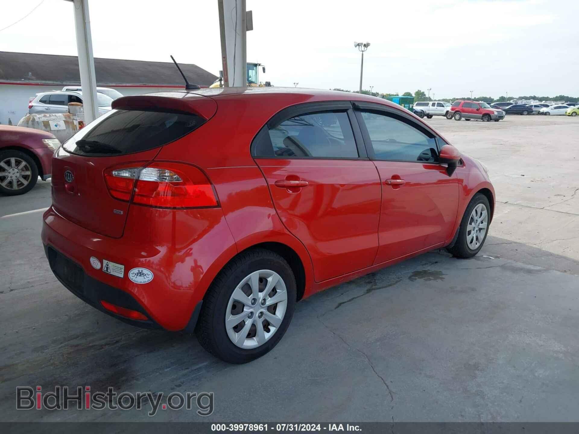 2012 KIA RIO5 - VIN: KNADM5A31C6058807 - Фото 4
