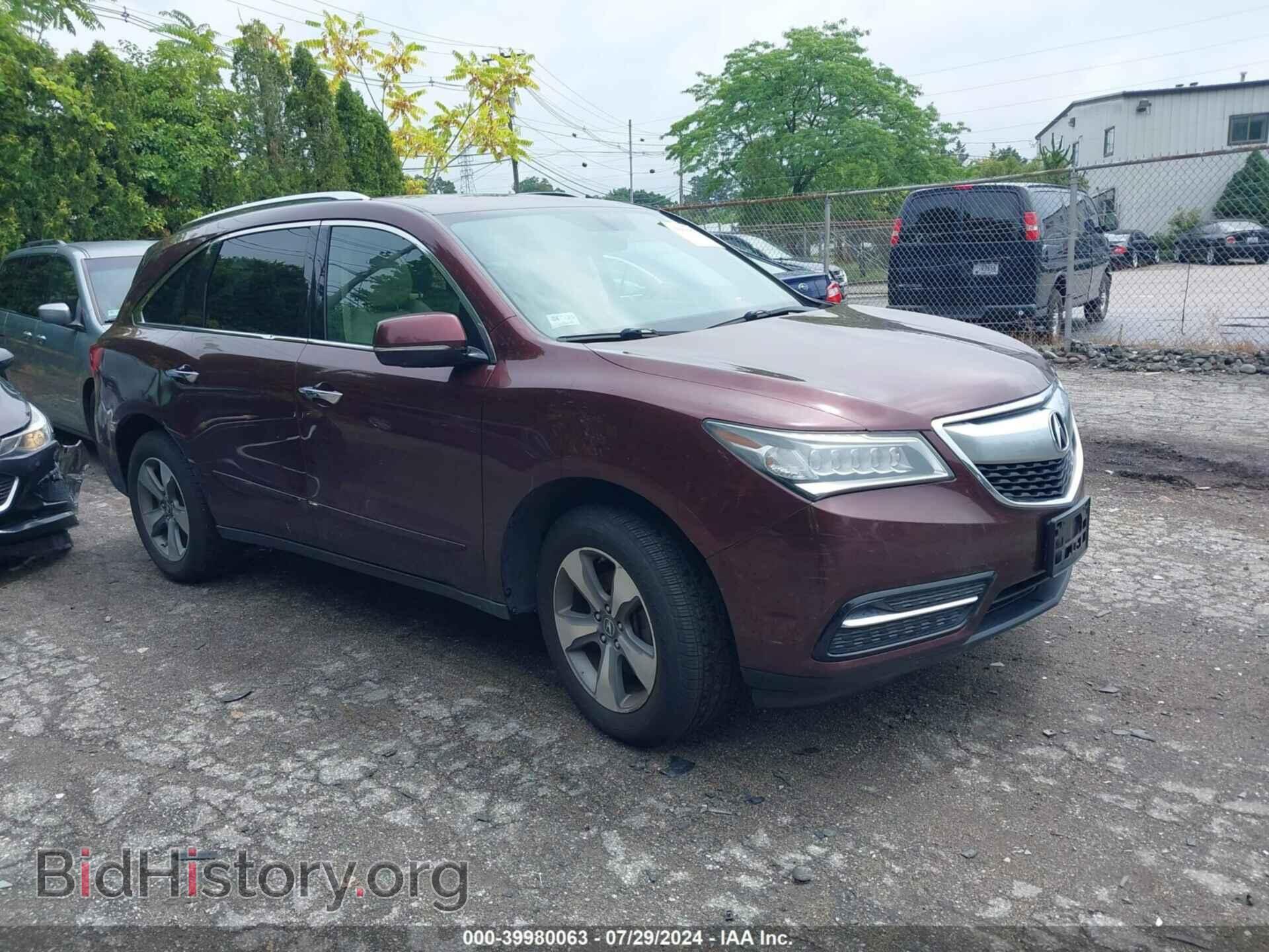 Photo 5FRYD4H21EB005977 - ACURA MDX 2014