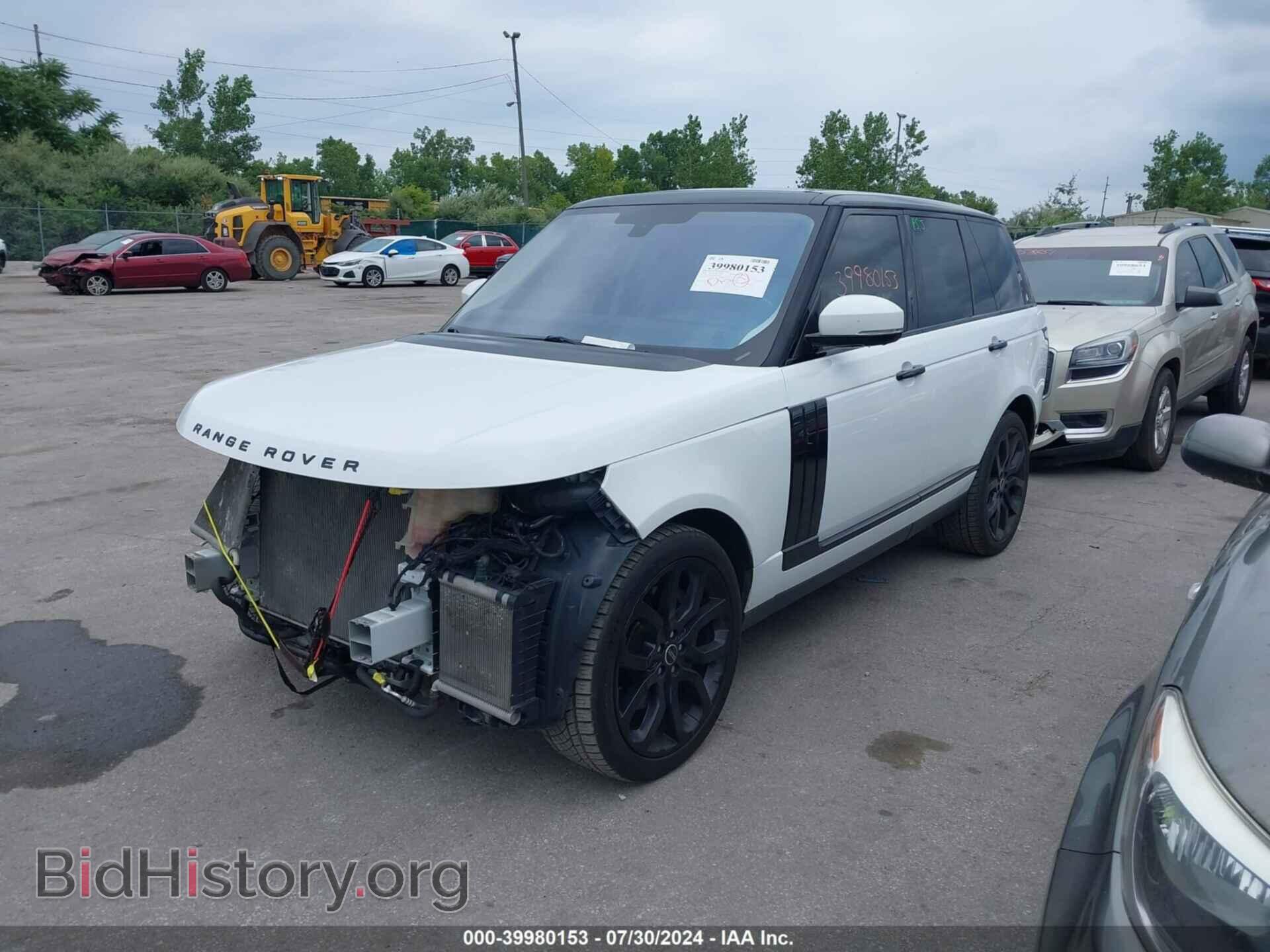 2016 LAND ROVER RANGE ROVER - VIN: SALGS2VFXGA253373 - Фото 2