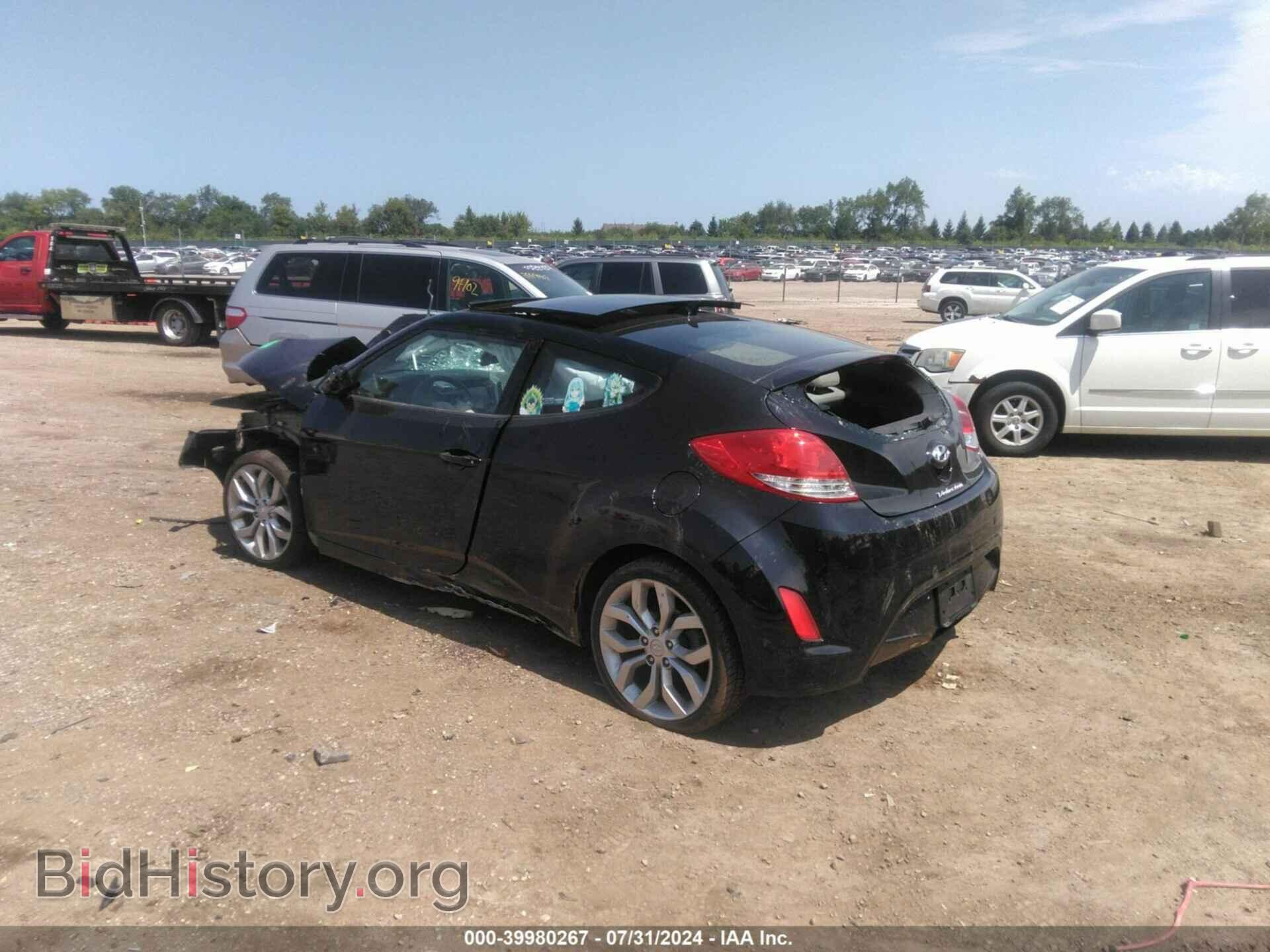 2013 HYUNDAI VELOSTER - VIN: KMHTC6AD1DU117783 - Фото 3