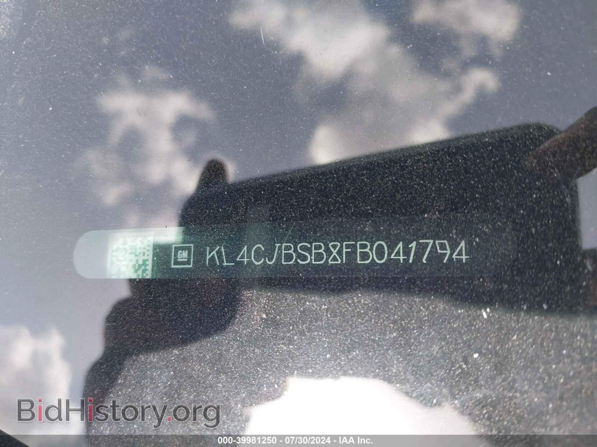 2015 BUICK ENCORE - VIN: KL4CJBSB8FB041794 - Photo 9