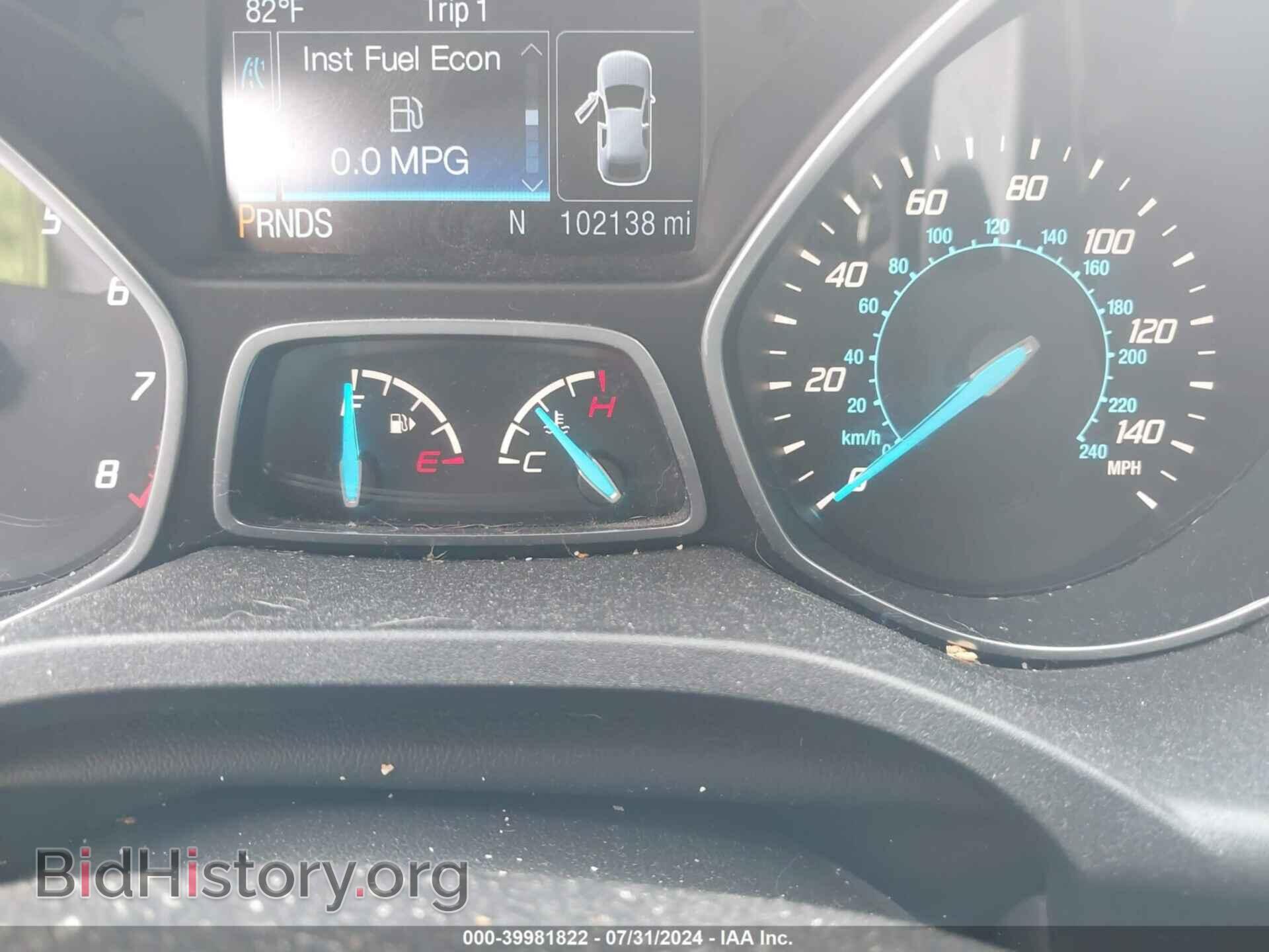 2014 FORD ESCAPE - VIN: 1FMCU9G99EUC42405 - Фото 7