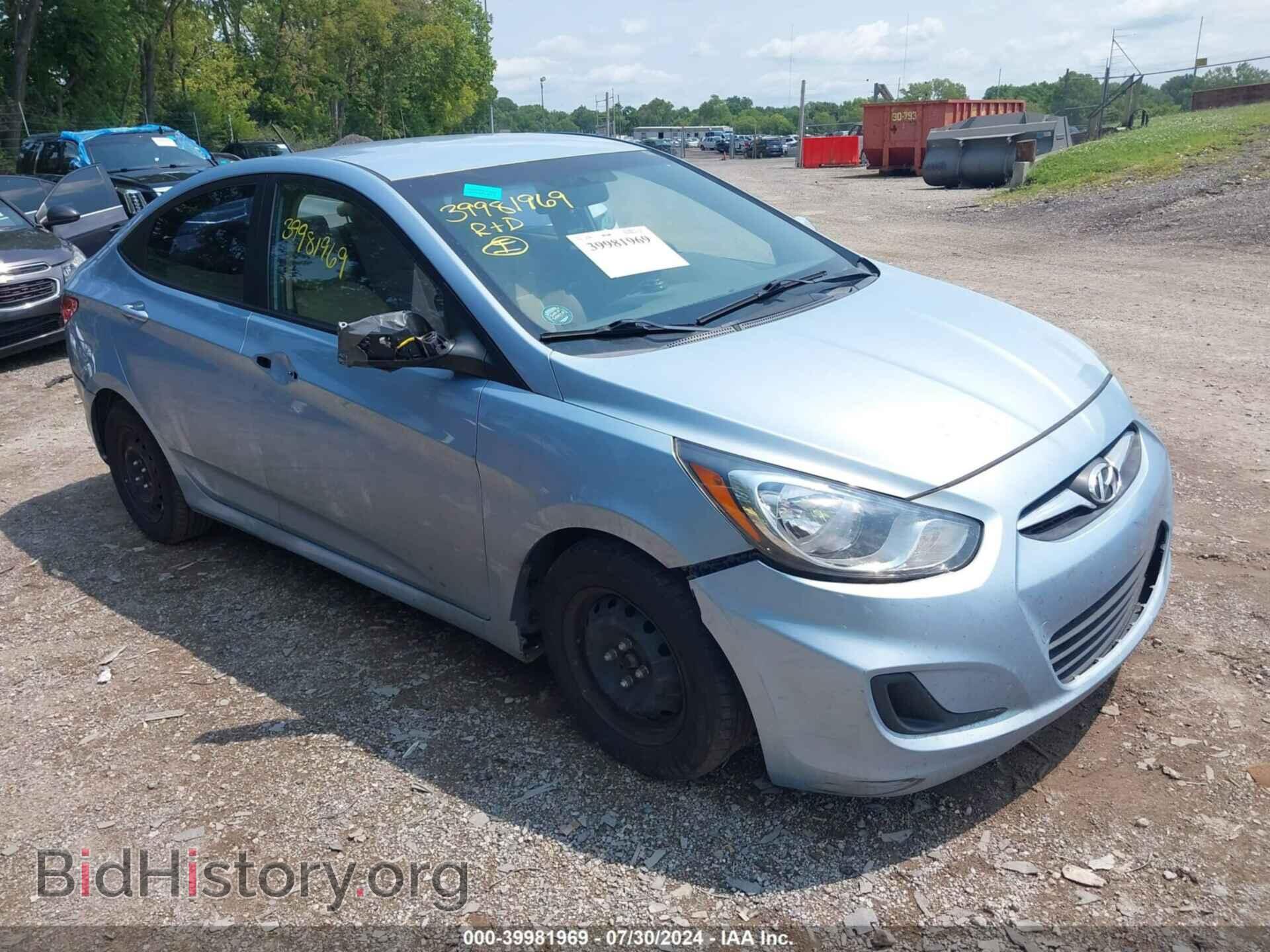Photo KMHCT4AEXDU553688 - HYUNDAI ACCENT 2013