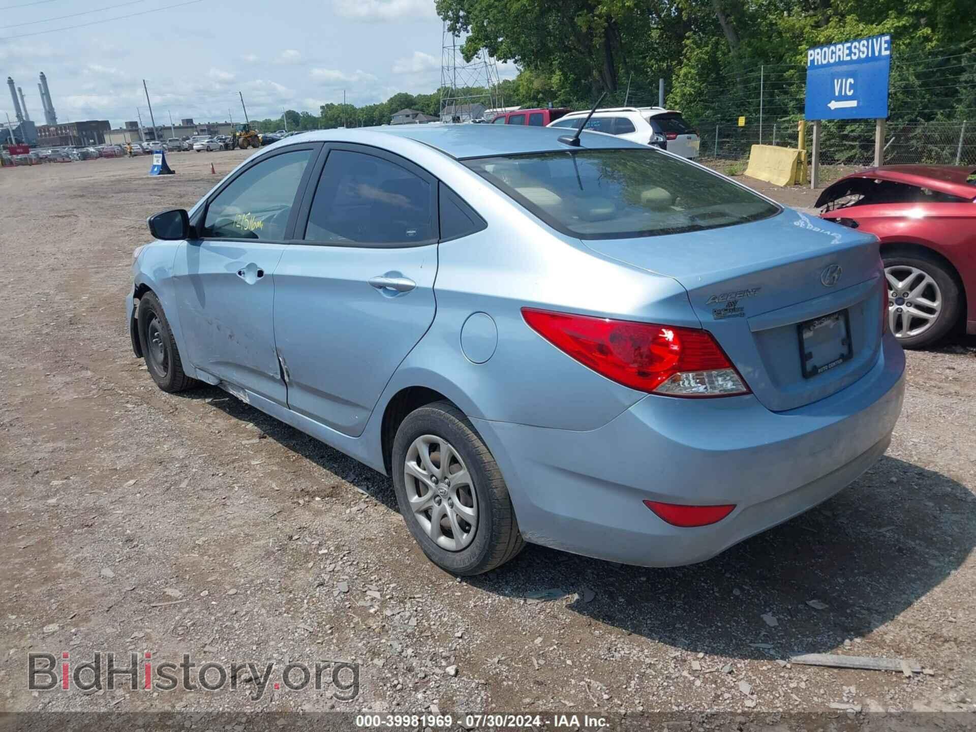 2013 HYUNDAI ACCENT - VIN: KMHCT4AEXDU553688 - Фото 3