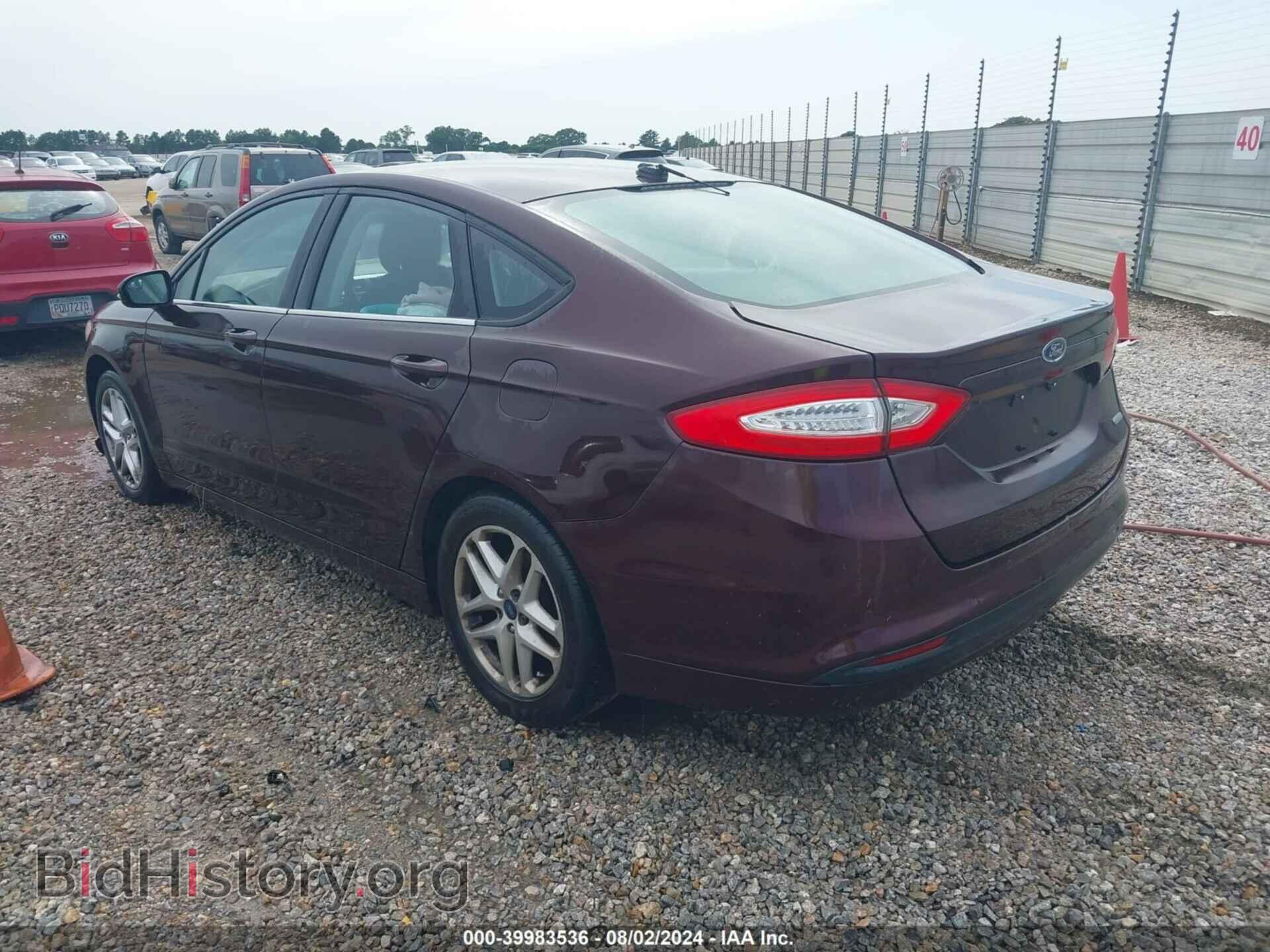 2013 FORD FUSION - VIN: 3FA6P0HR2DR367180 - Фото 3