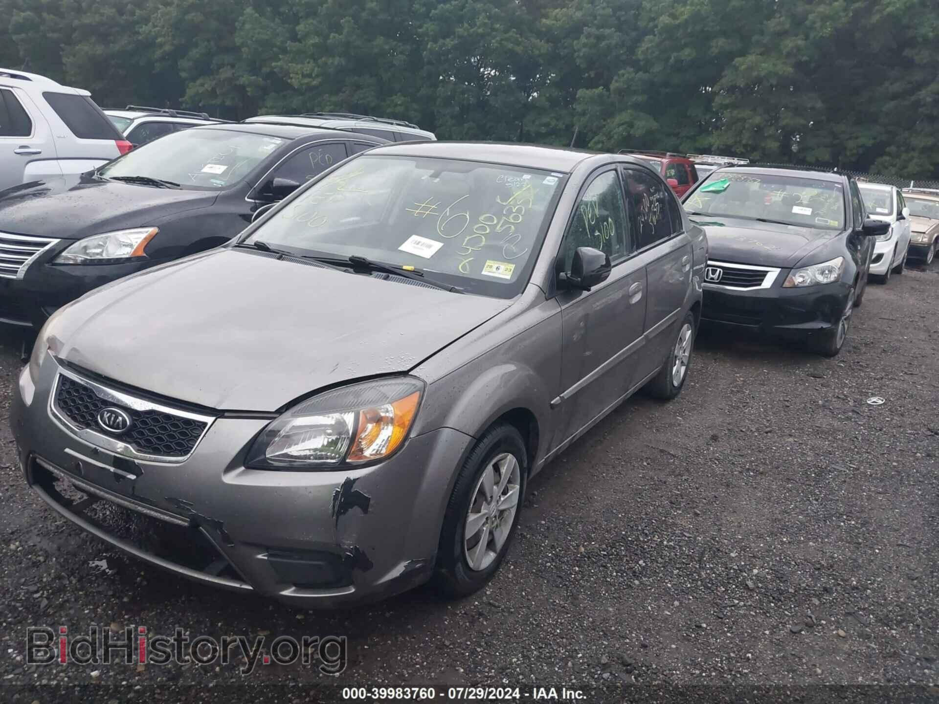 2011 KIA RIO - VIN: KNADH4A36B6936373 - Фото 2