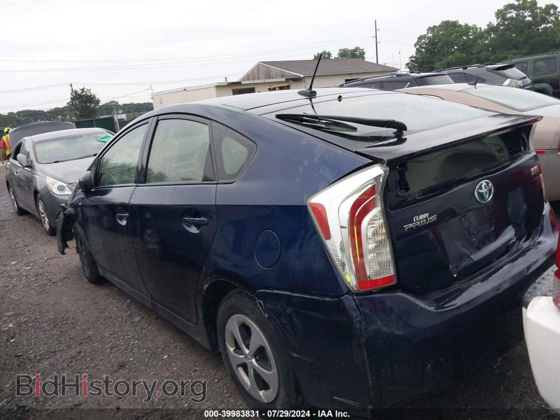 2012 TOYOTA PRIUS - VIN: JTDKN3DU4C1604366 - Фото 3