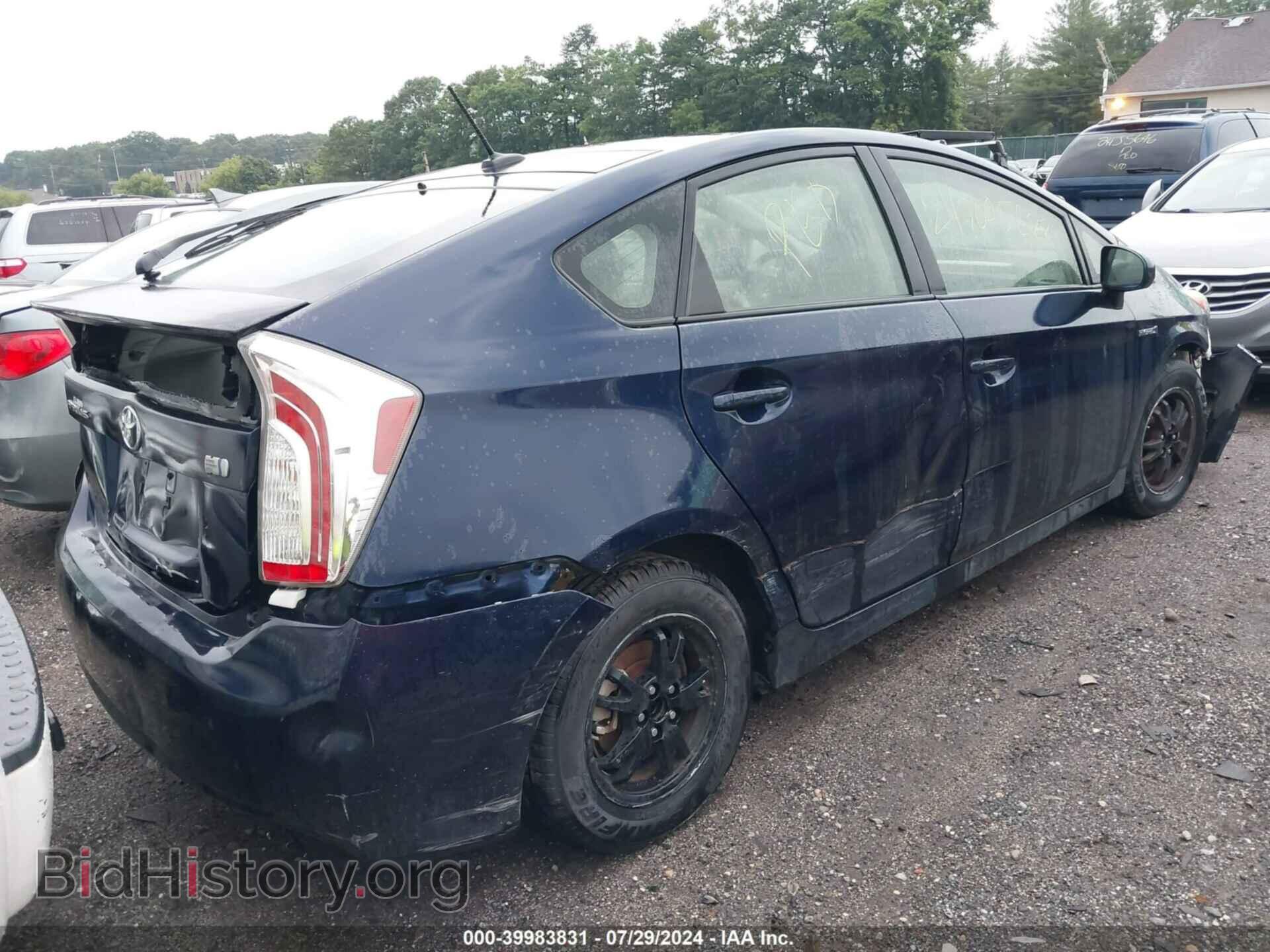 2012 TOYOTA PRIUS - VIN: JTDKN3DU4C1604366 - Фото 4