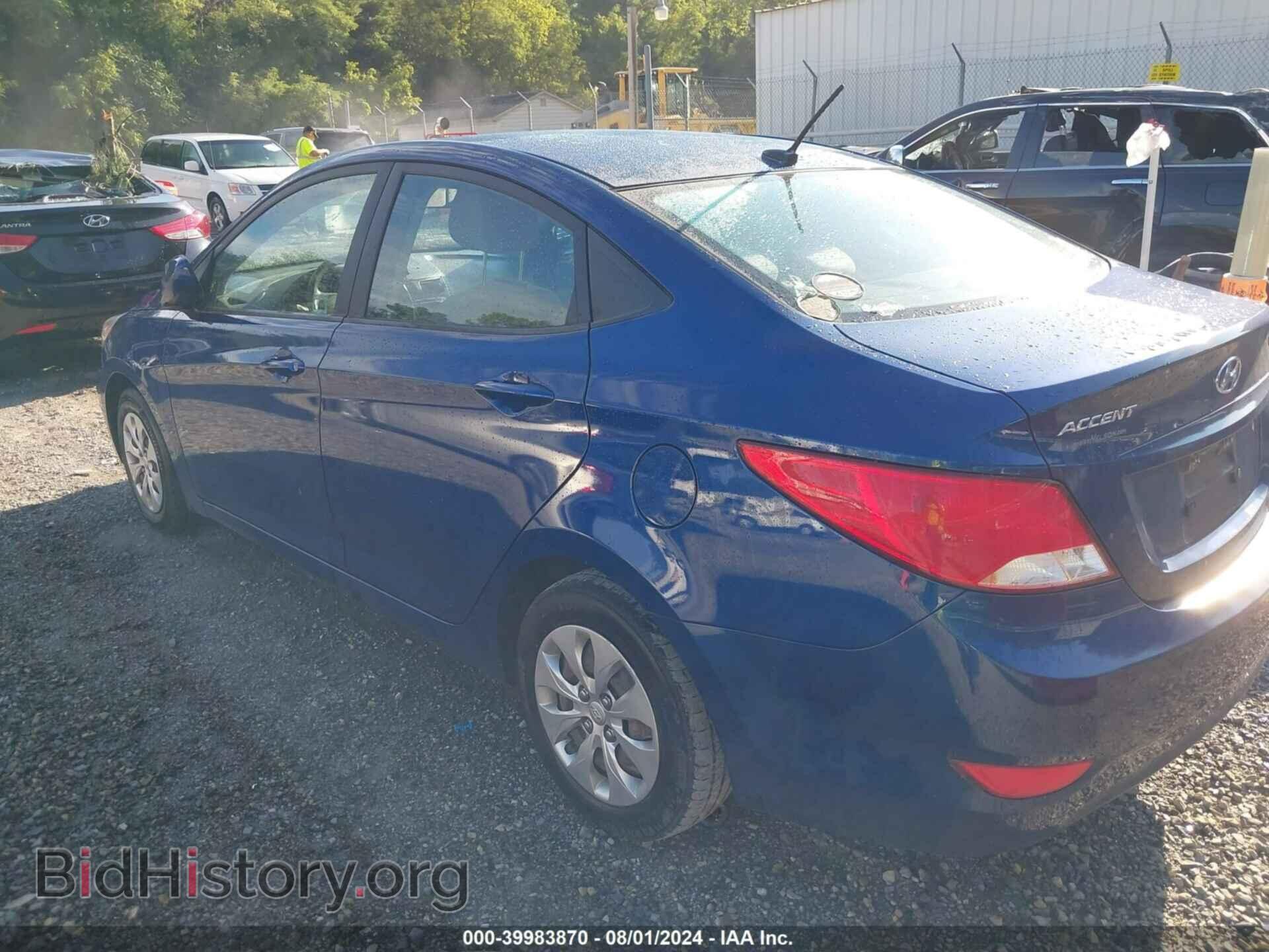 2017 HYUNDAI ACCENT - VIN: KMHCT4AE5HU200913 - Фото 3