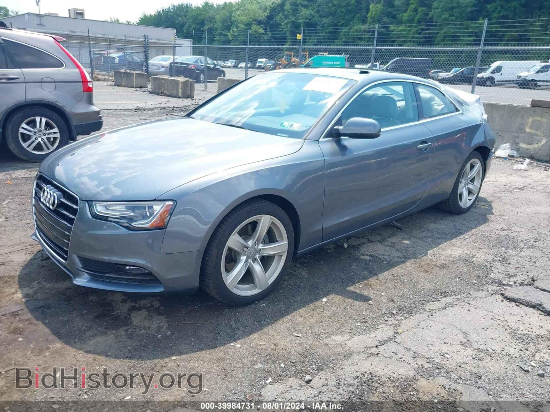 2013 AUDI A5 - VIN: WAULFAFR4DA063025 - Фото 2