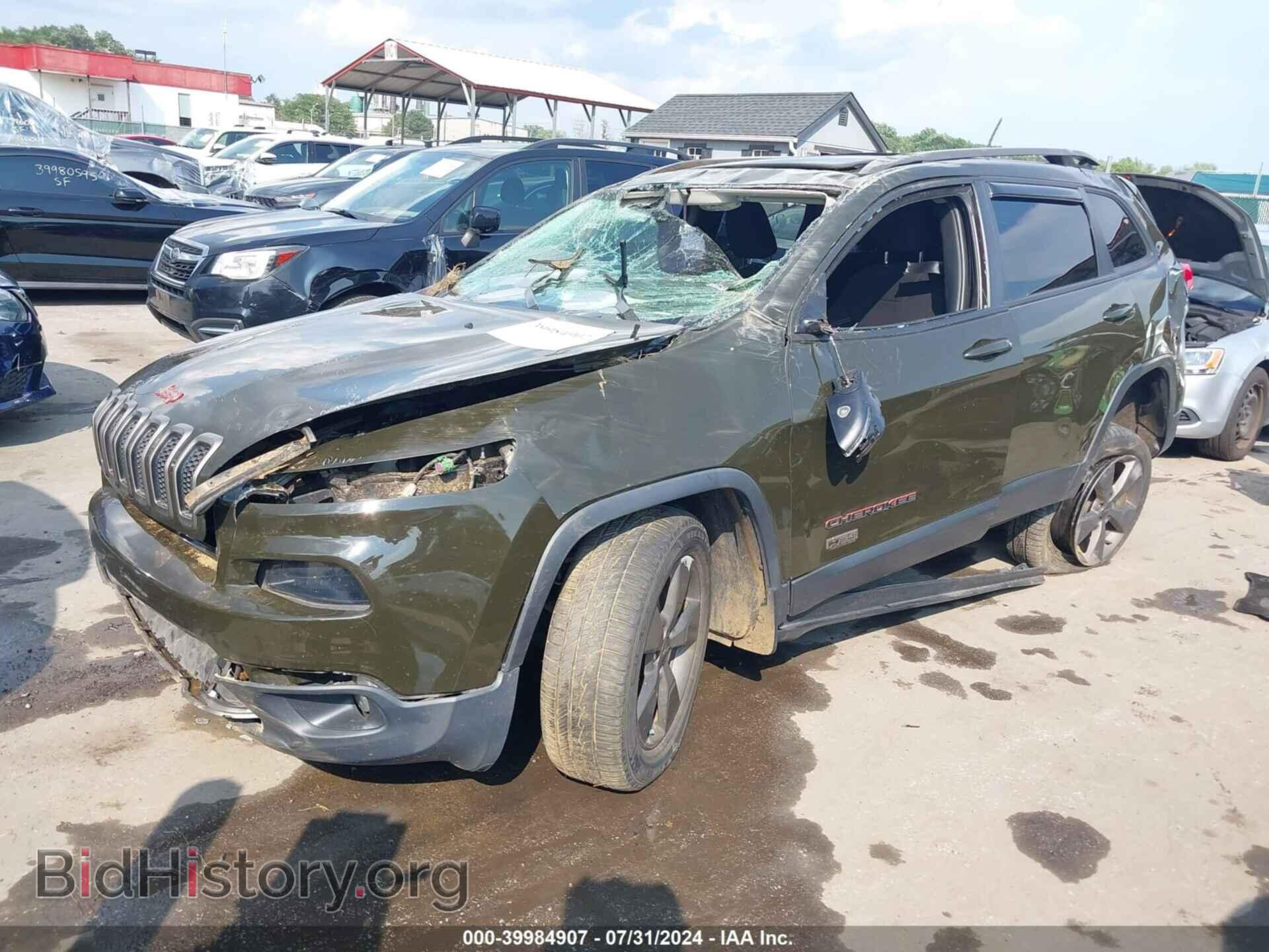2016 JEEP CHEROKEE - VIN: 1C4PJMCB2GW371586 - Фото 2