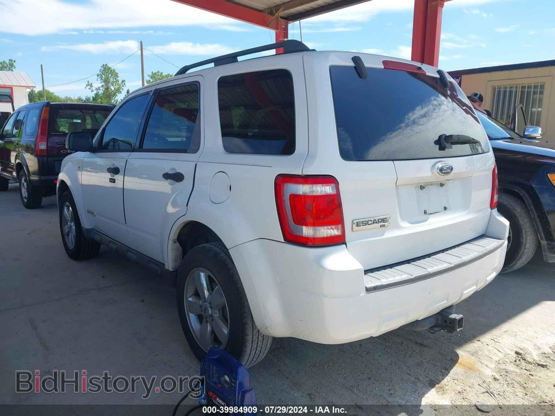 2008 FORD ESCAPE - VIN: 1FMCU031X8KD07113 - Фото 3