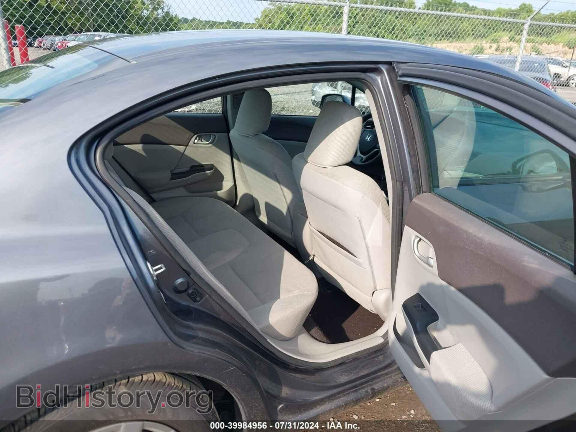 2012 HONDA CIVIC - VIN: 19XFB2F58CE325476 - Фото 8