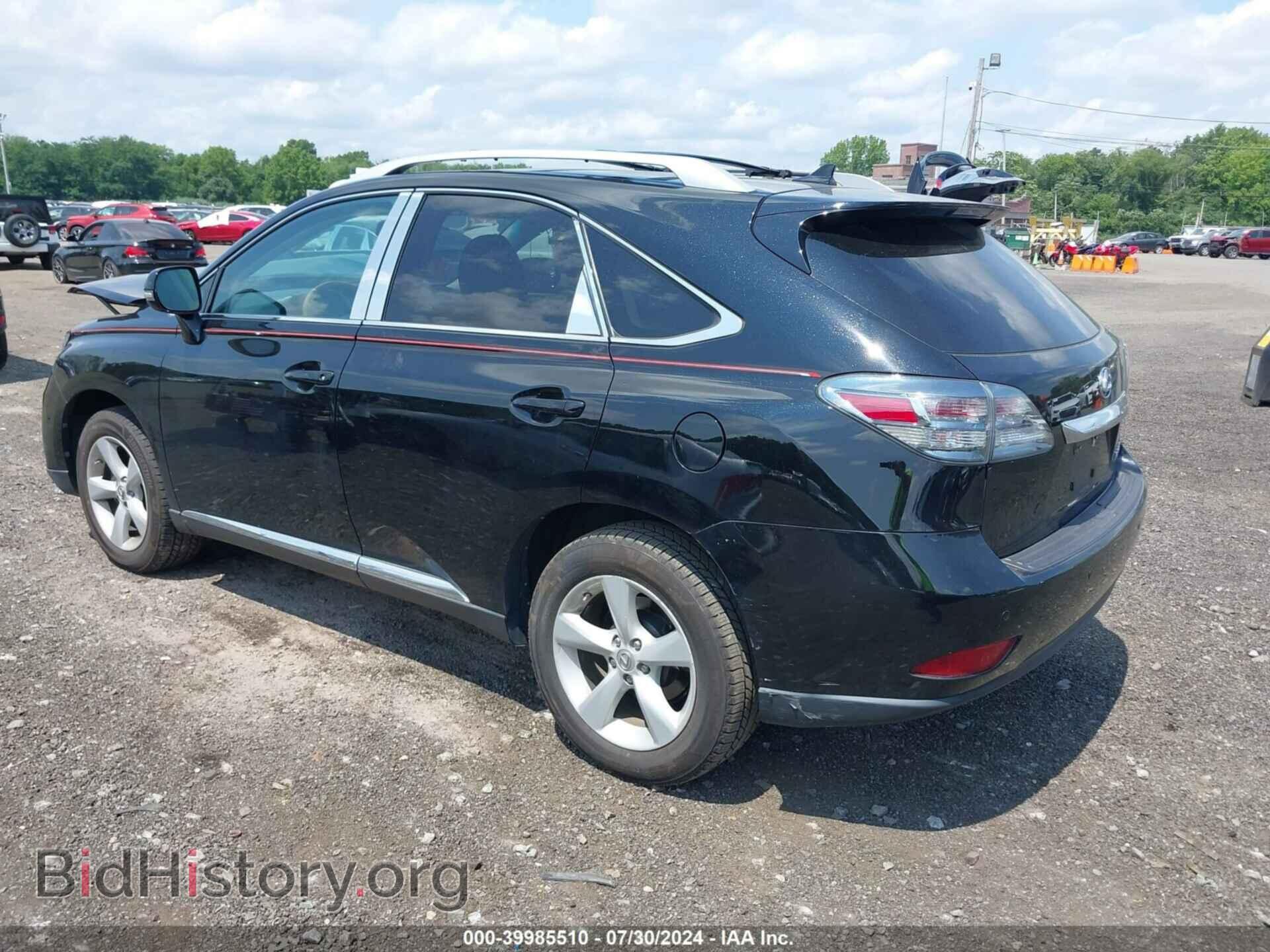 2012 LEXUS RX 350 - VIN: 2T2BK1BA4CC143148 - Фото 3